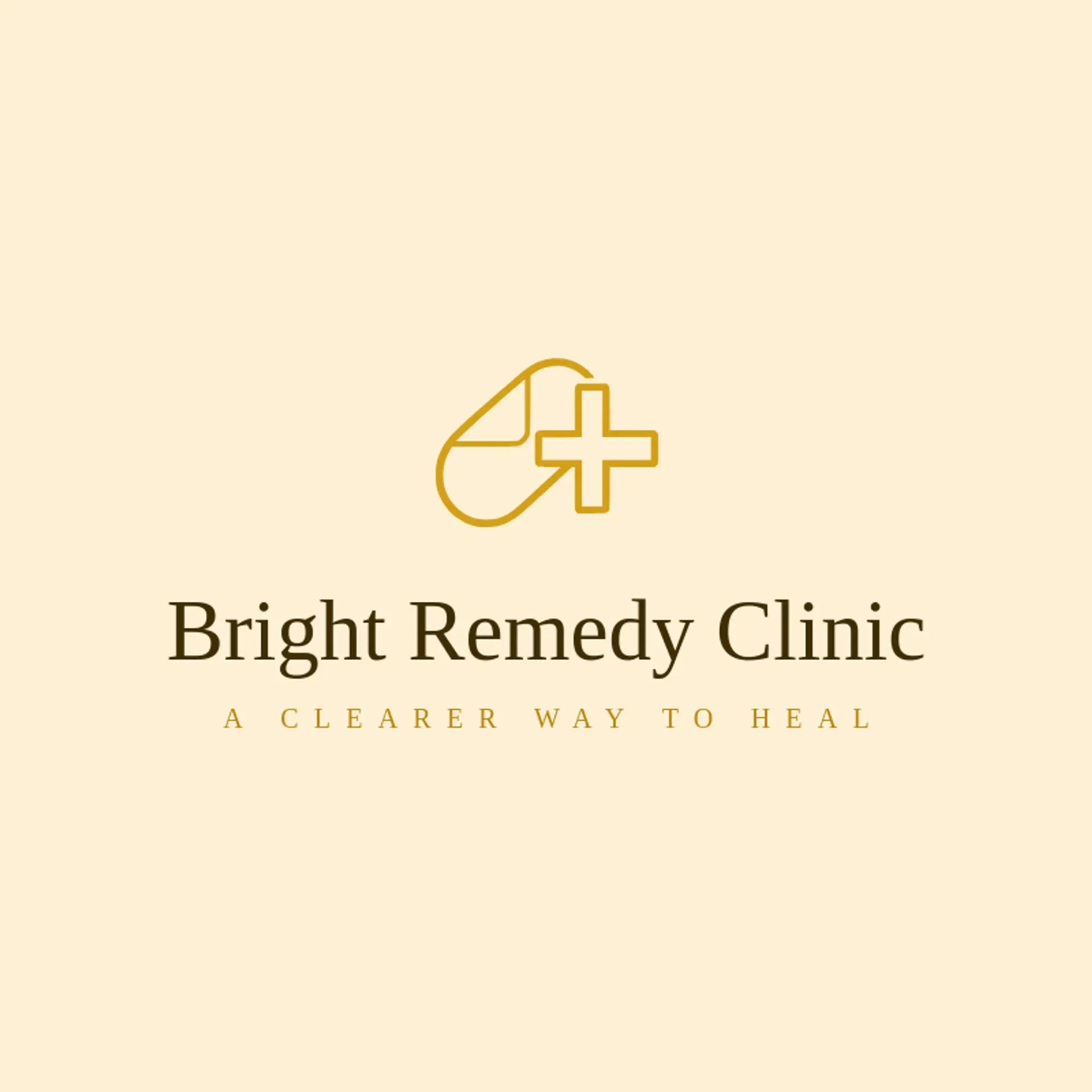 Bright Remedy Clinic logo for health care