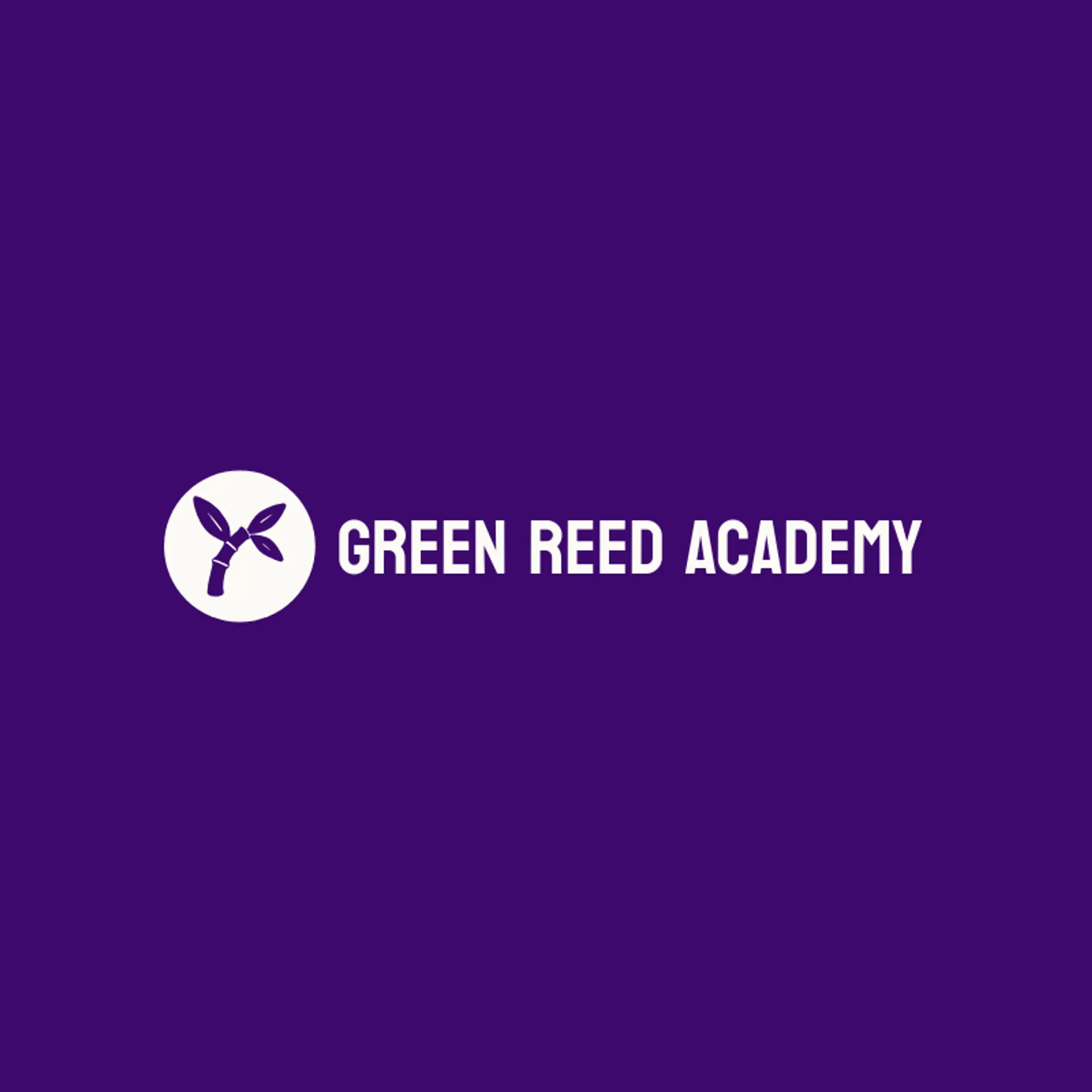 Green Reed Academy logo for ninja