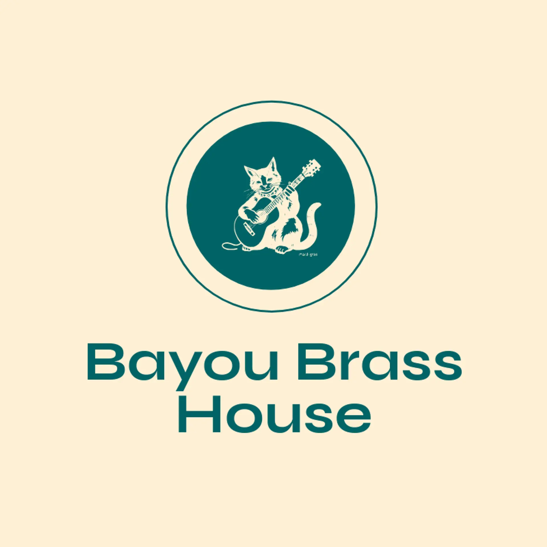Bayou Brass House logo for mardi gras