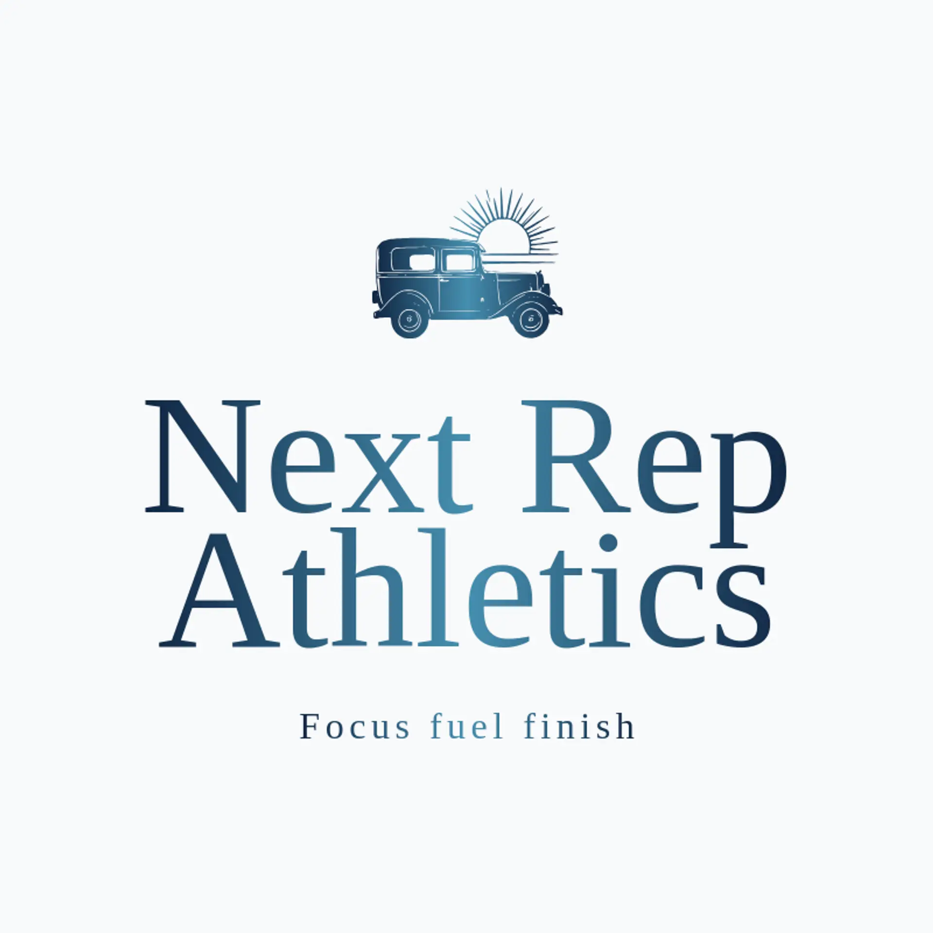 Next Rep Athletics logo for athletic training