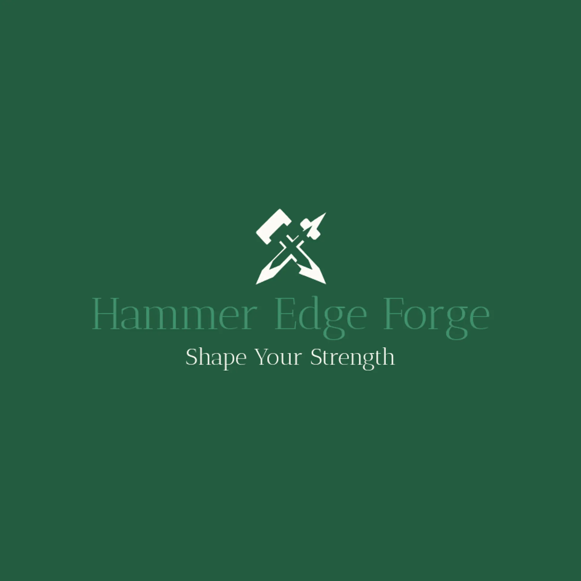 Hammer Edge Forge logo for sword