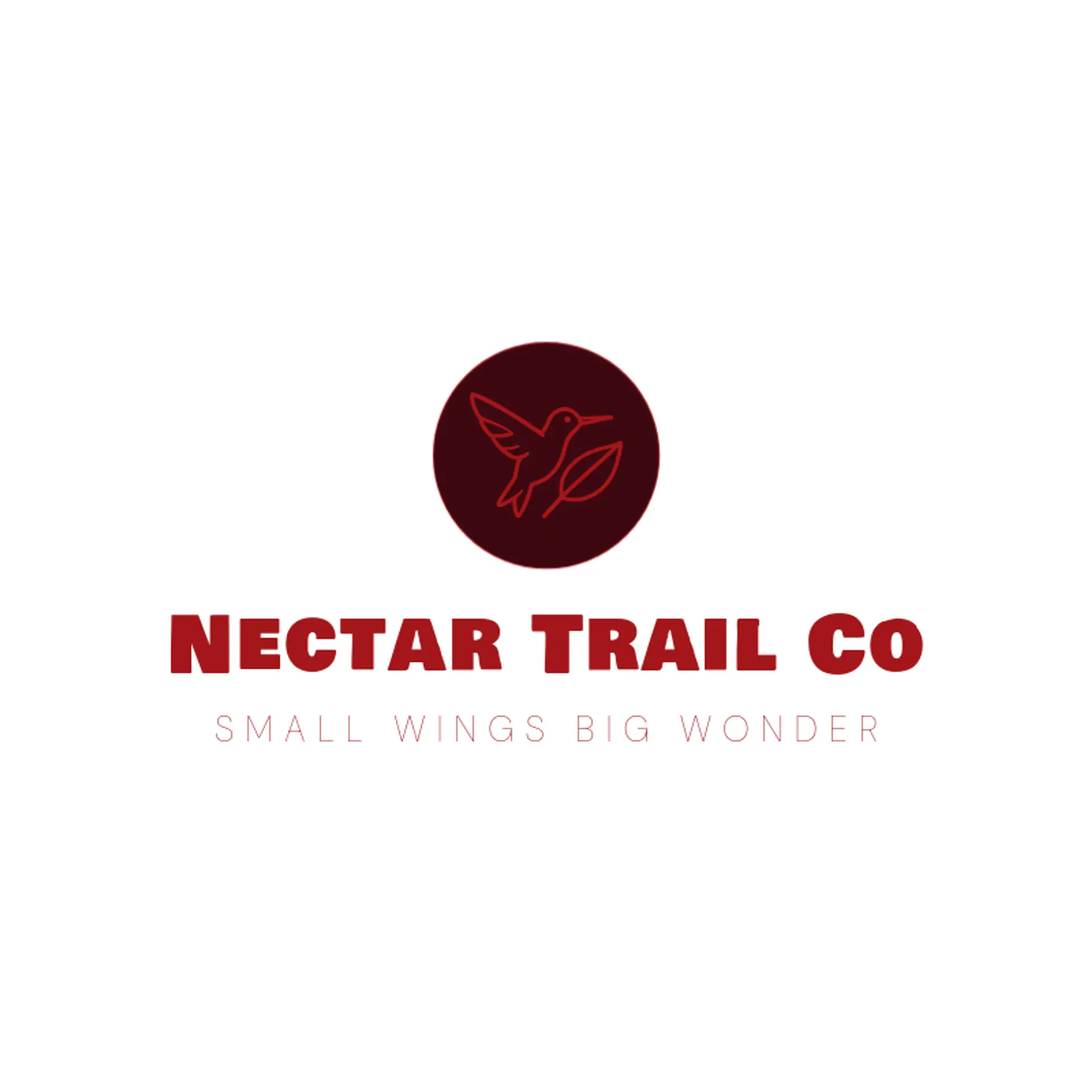 Nectar Trail Co logo for hummingbird
