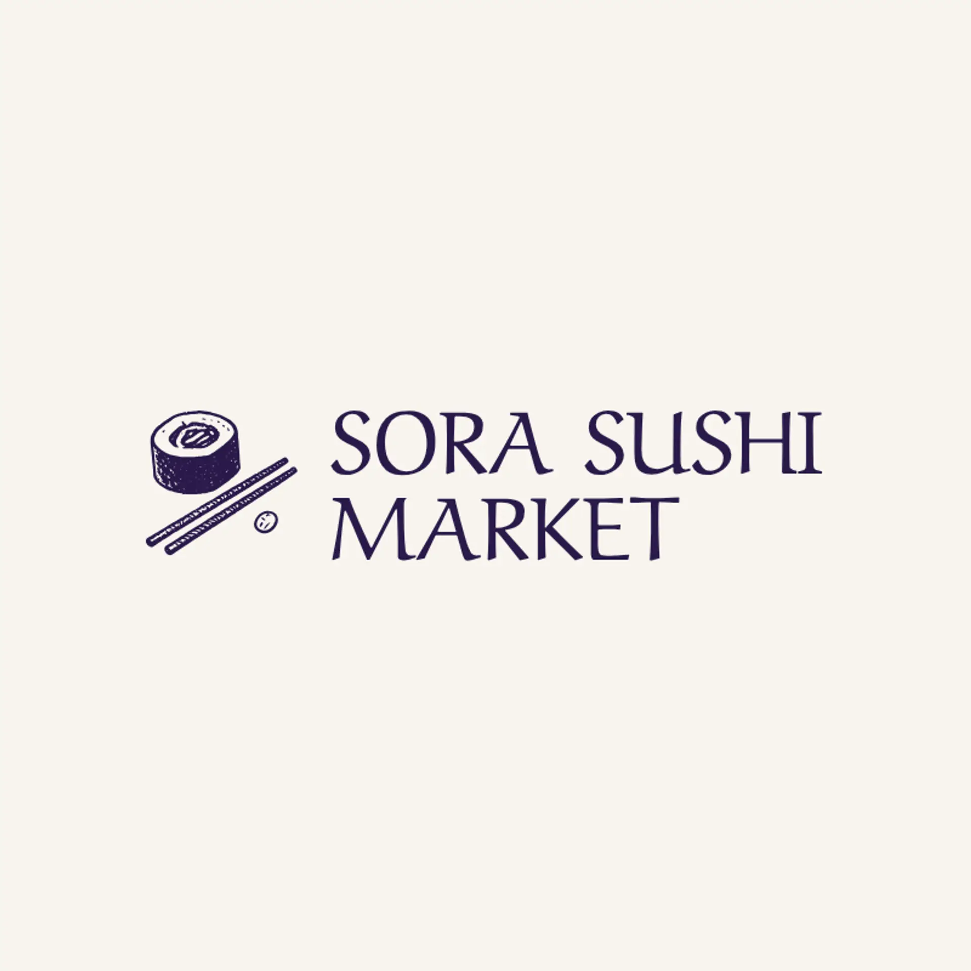 Sora Sushi Market logo for sushi