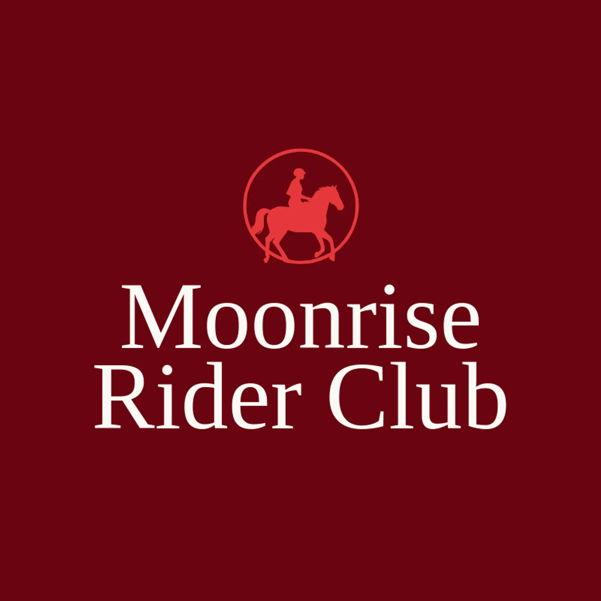 Moonrise Rider Club logo for rider