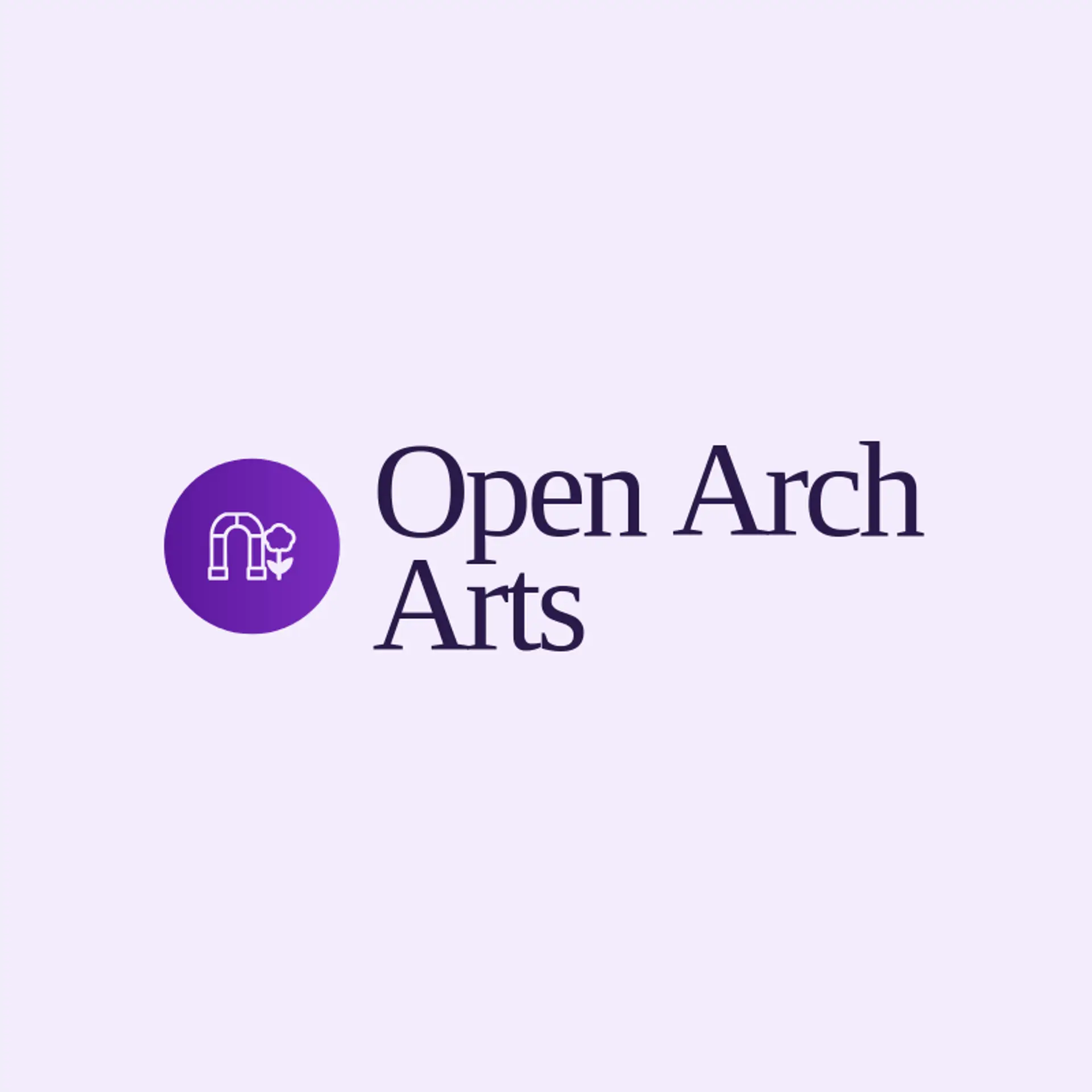 Open Arch Arts logo for drawing