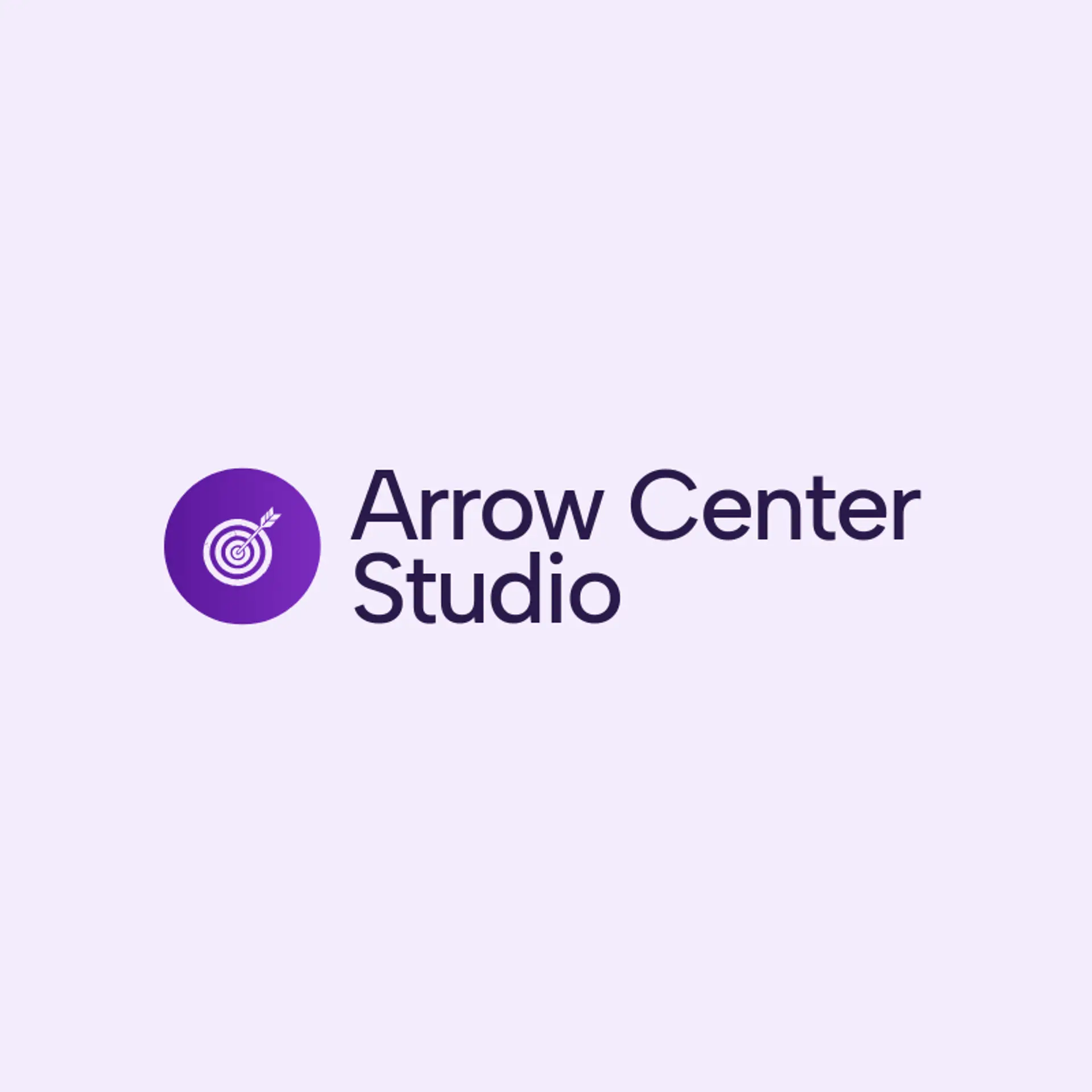 Arrow Center Studio logo for bullseye