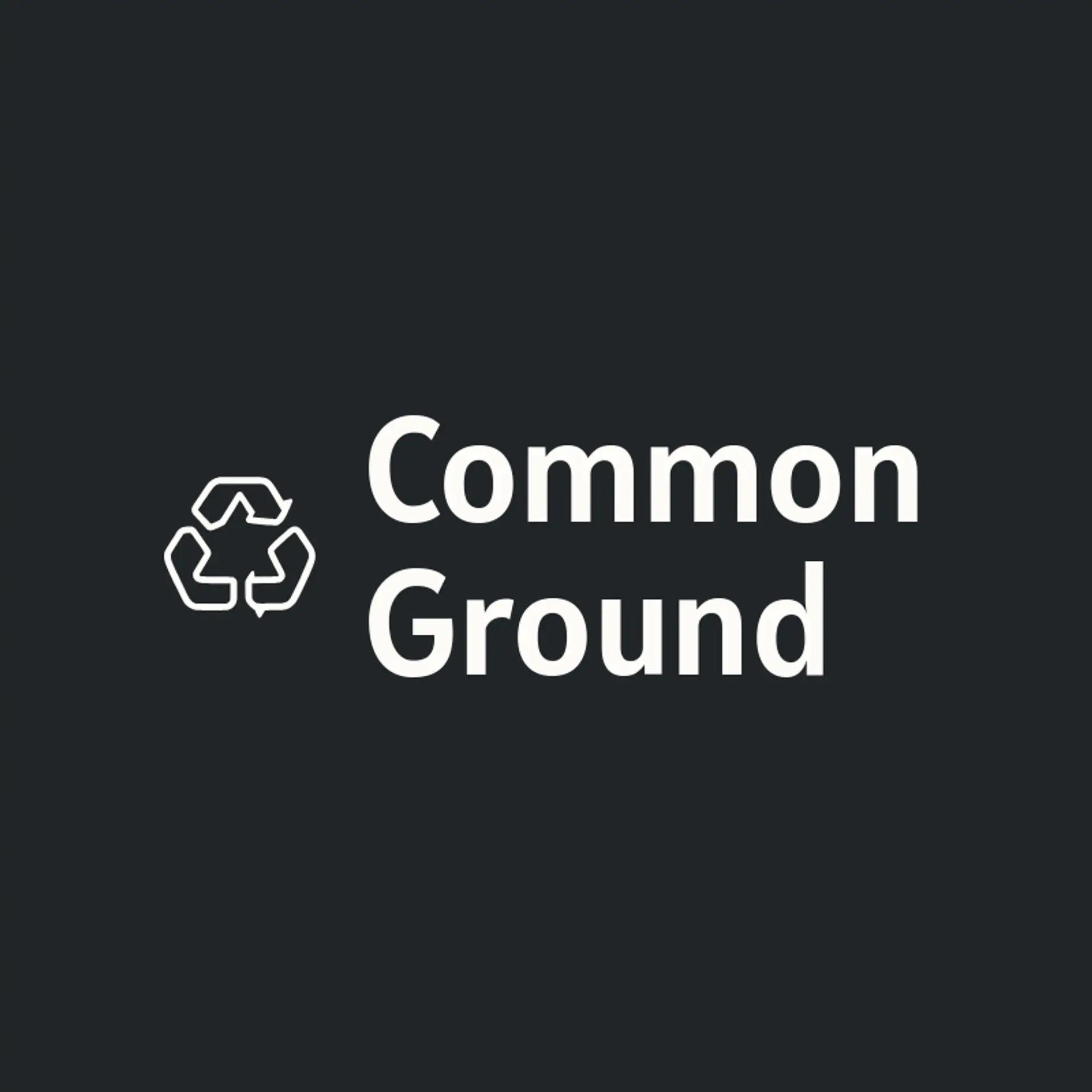 Common Ground logo for recycling
