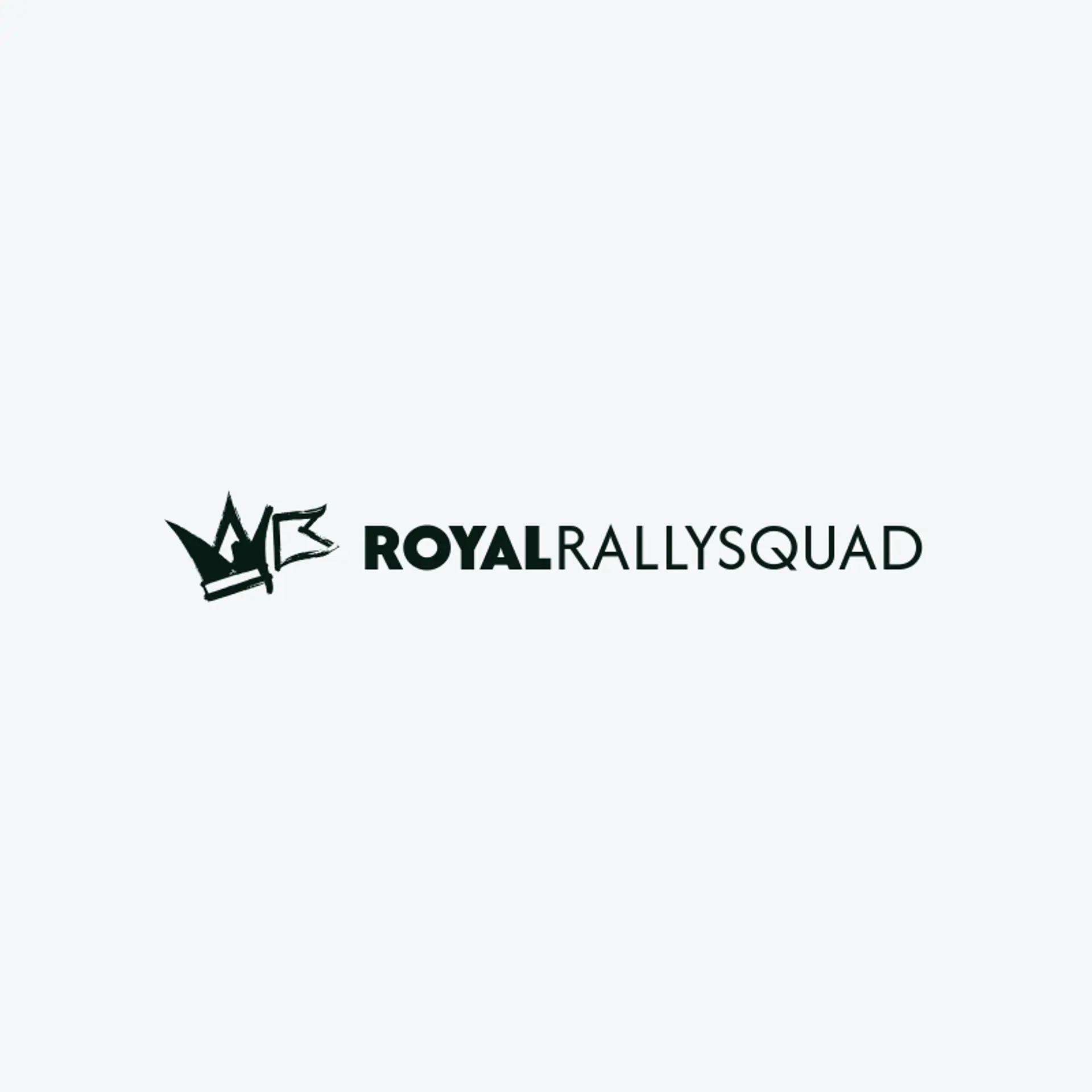 Royal Rally Squad logo for cheerleading