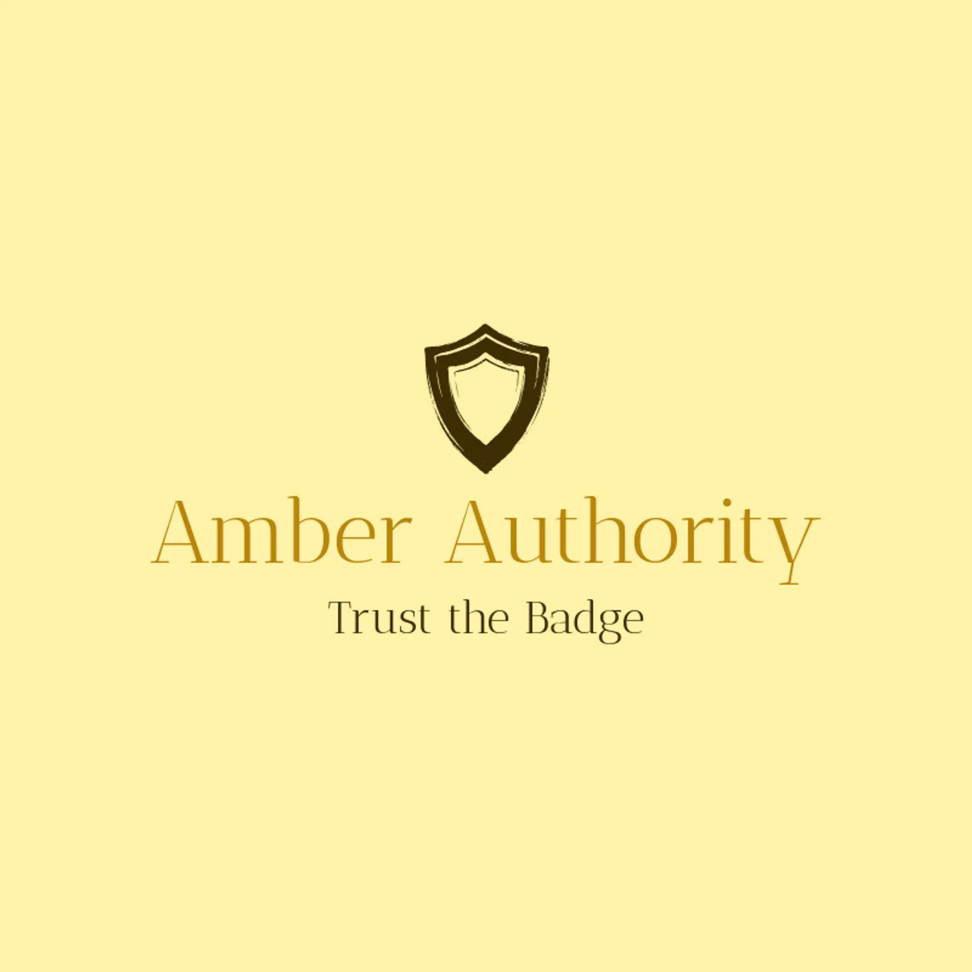 Amber Authority logo for police
