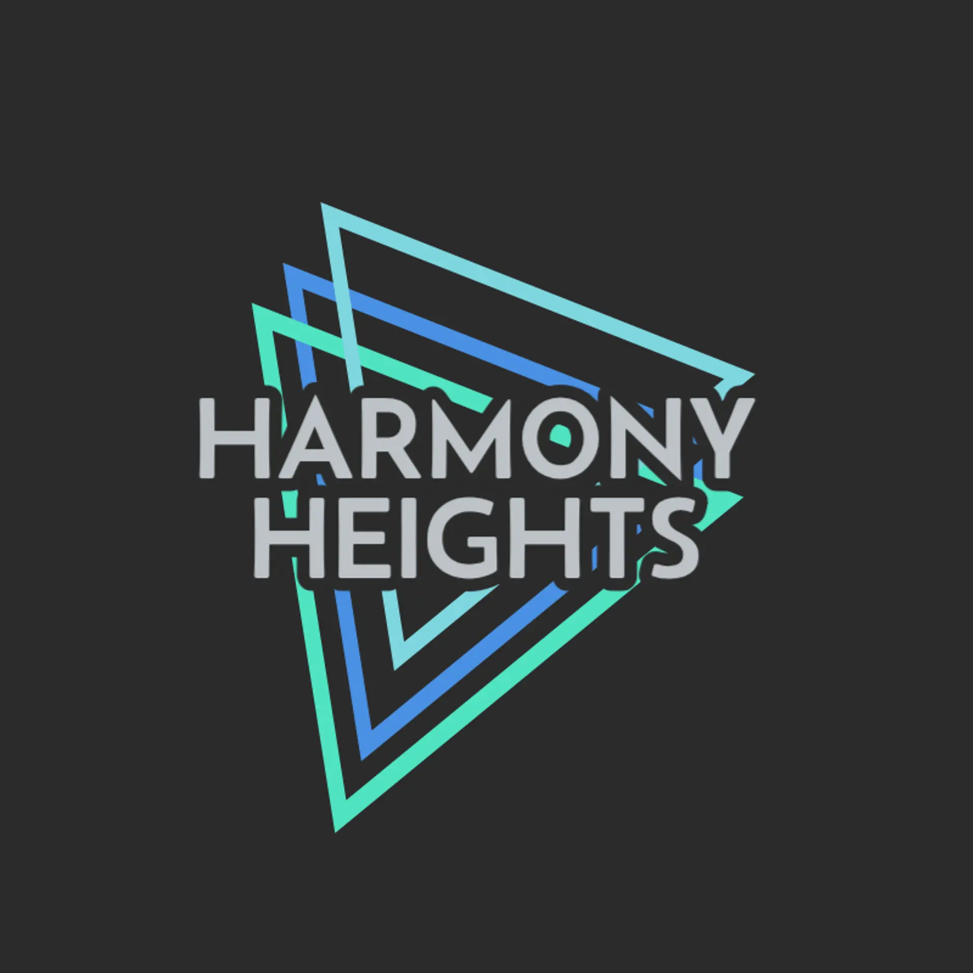 Harmony Heights logo for cool music