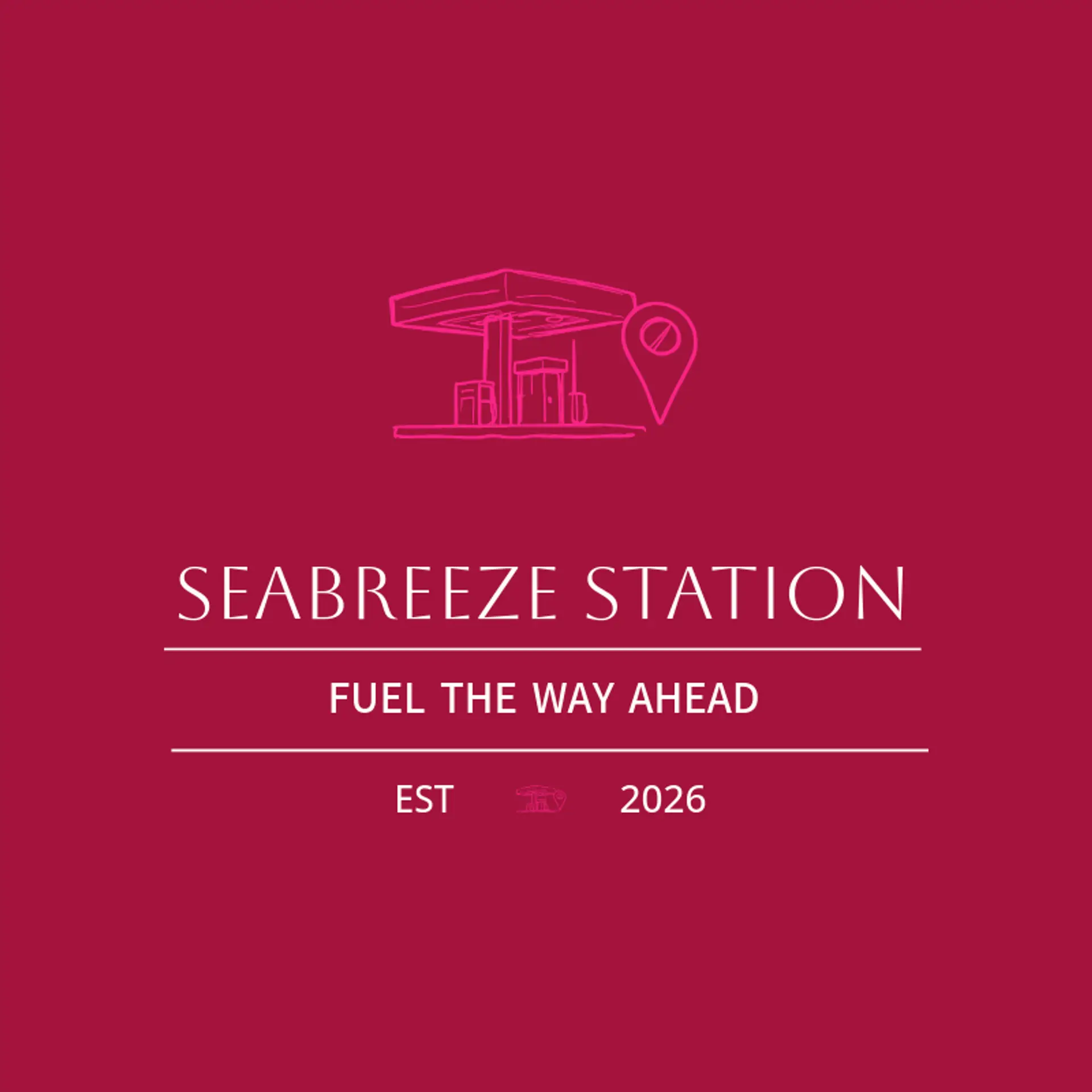 Seabreeze Station logo for gas station