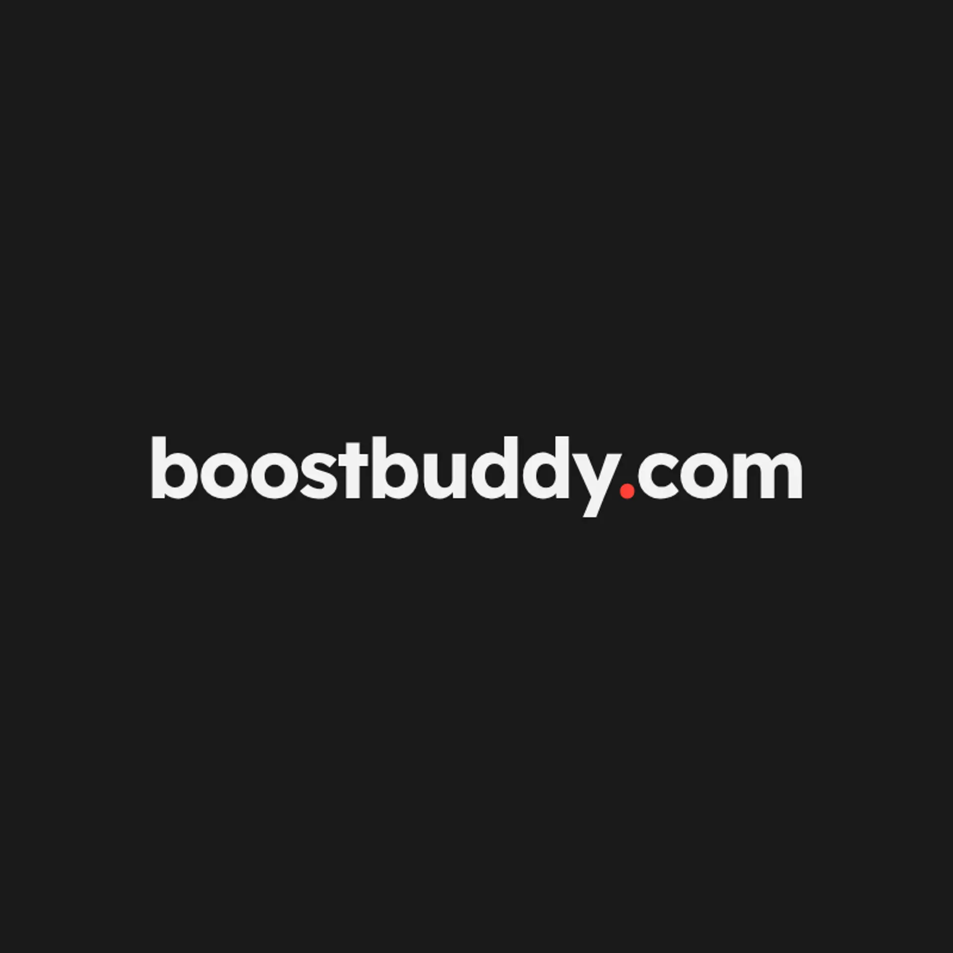 BoostBuddy logo for fitness app