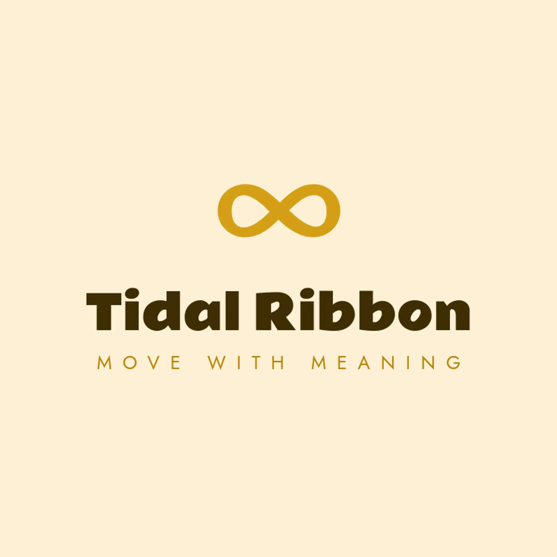 Tidal Ribbon logo for infinity