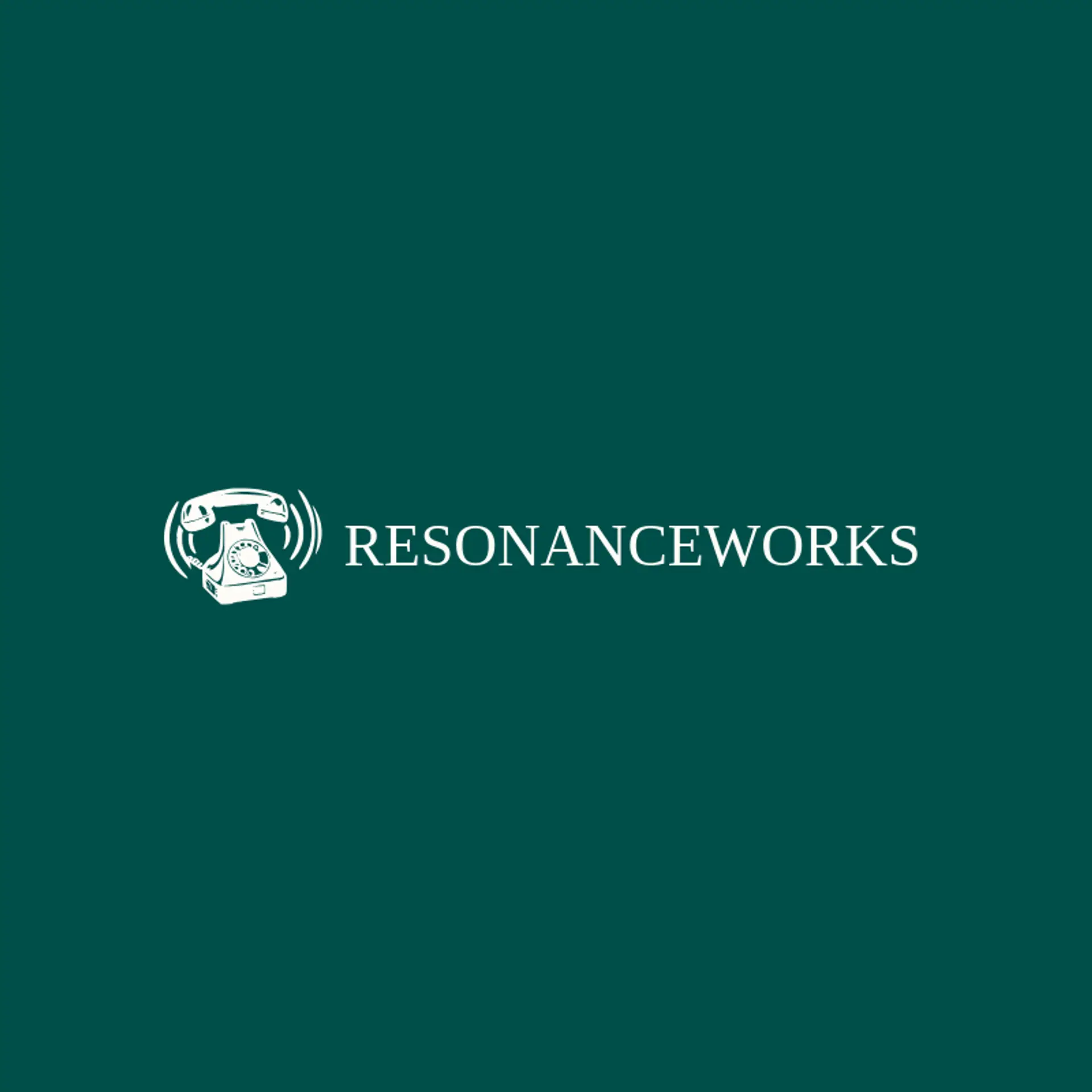 Resonance Works logo for telephone