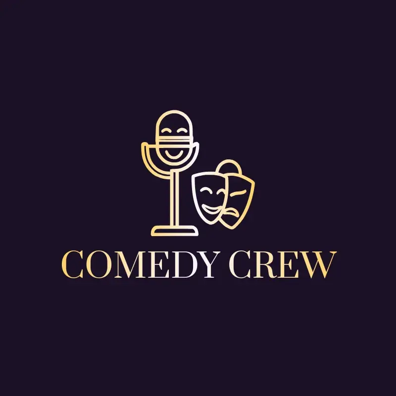 The group name Comedy Crew as a branded logo with a single color icon