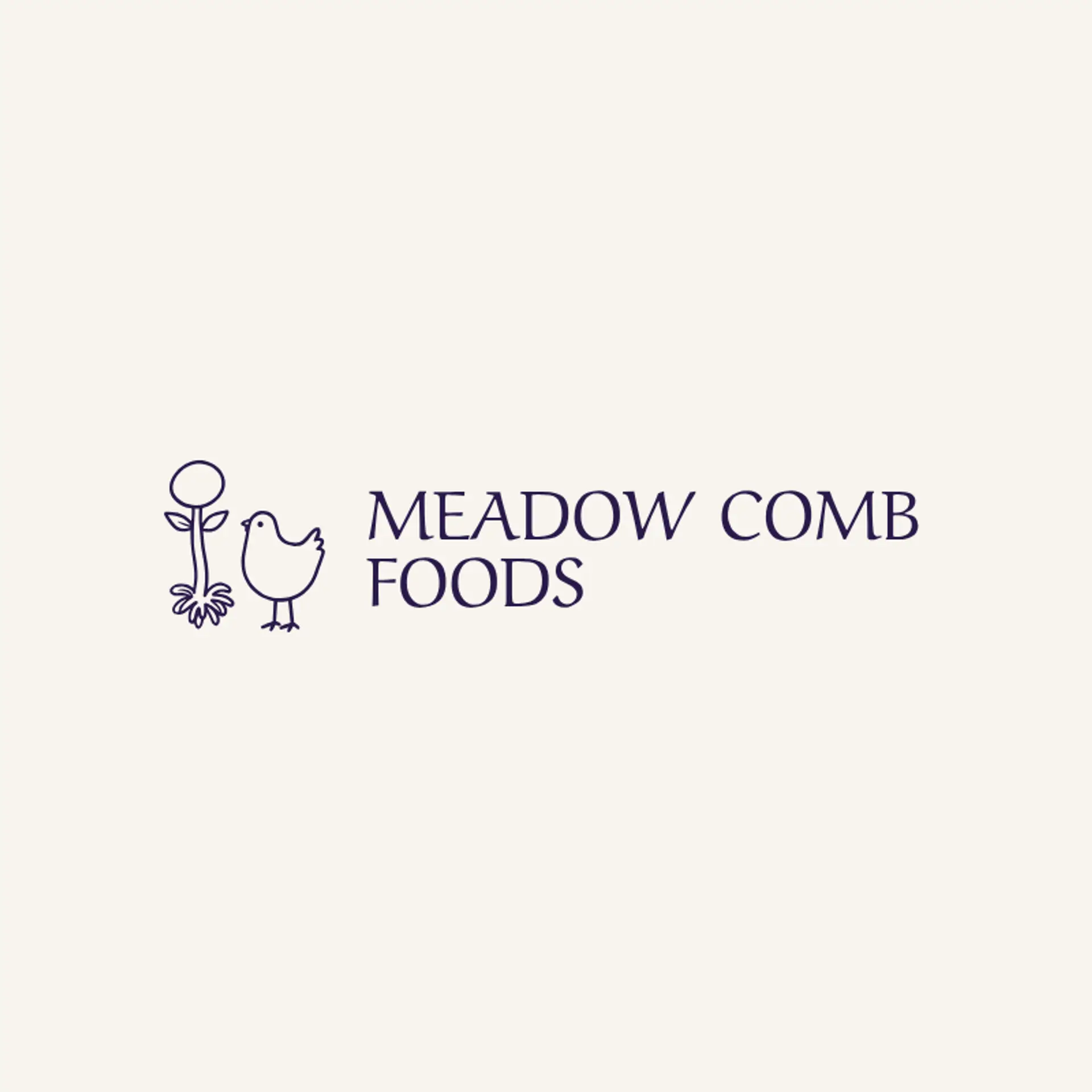 Meadow Comb Foods logo for chicken