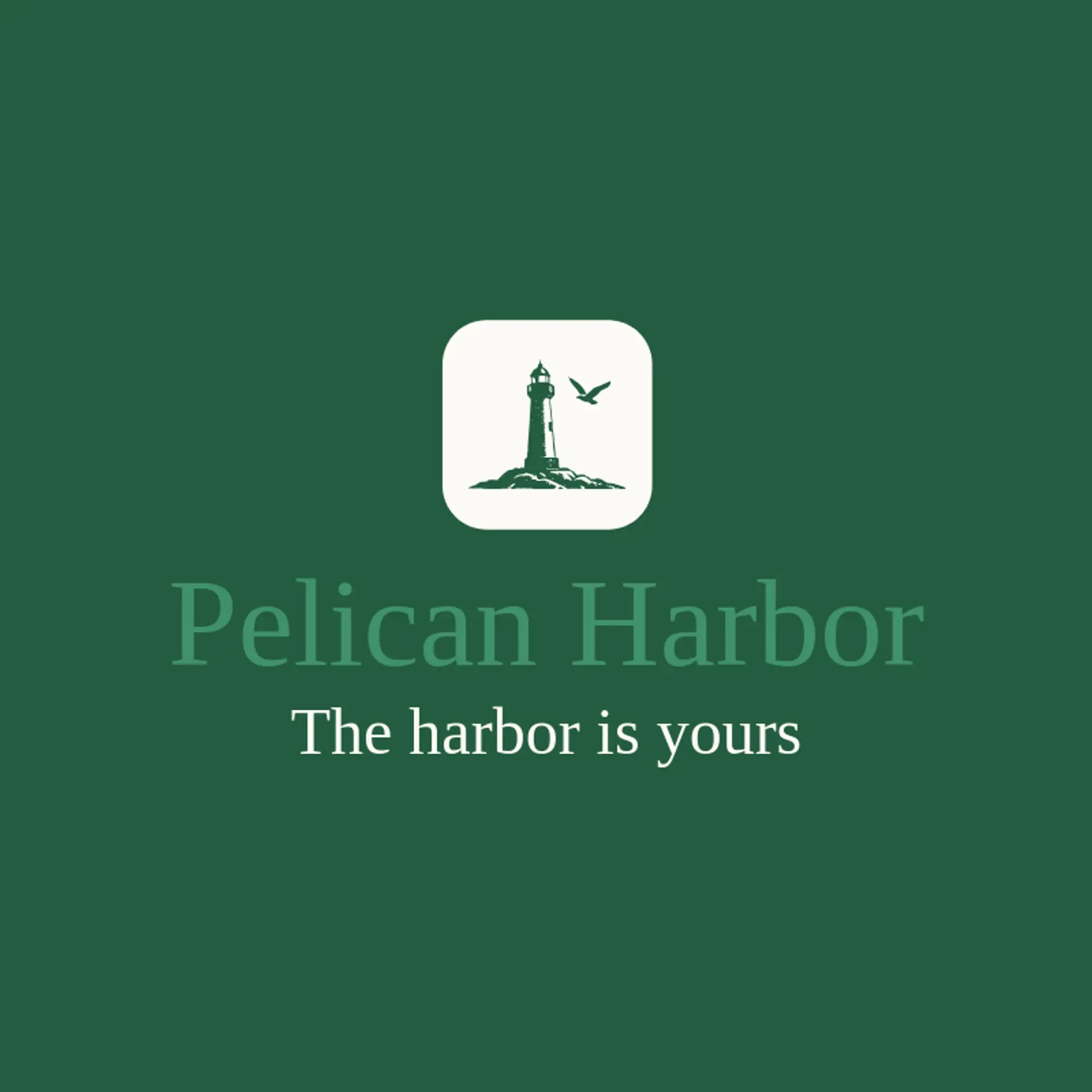 Pelican Harbor logo for marina
