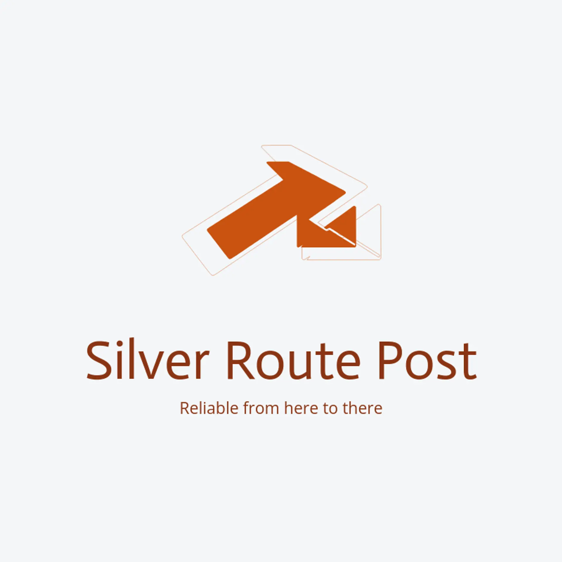 Silver Route Post logo for mail
