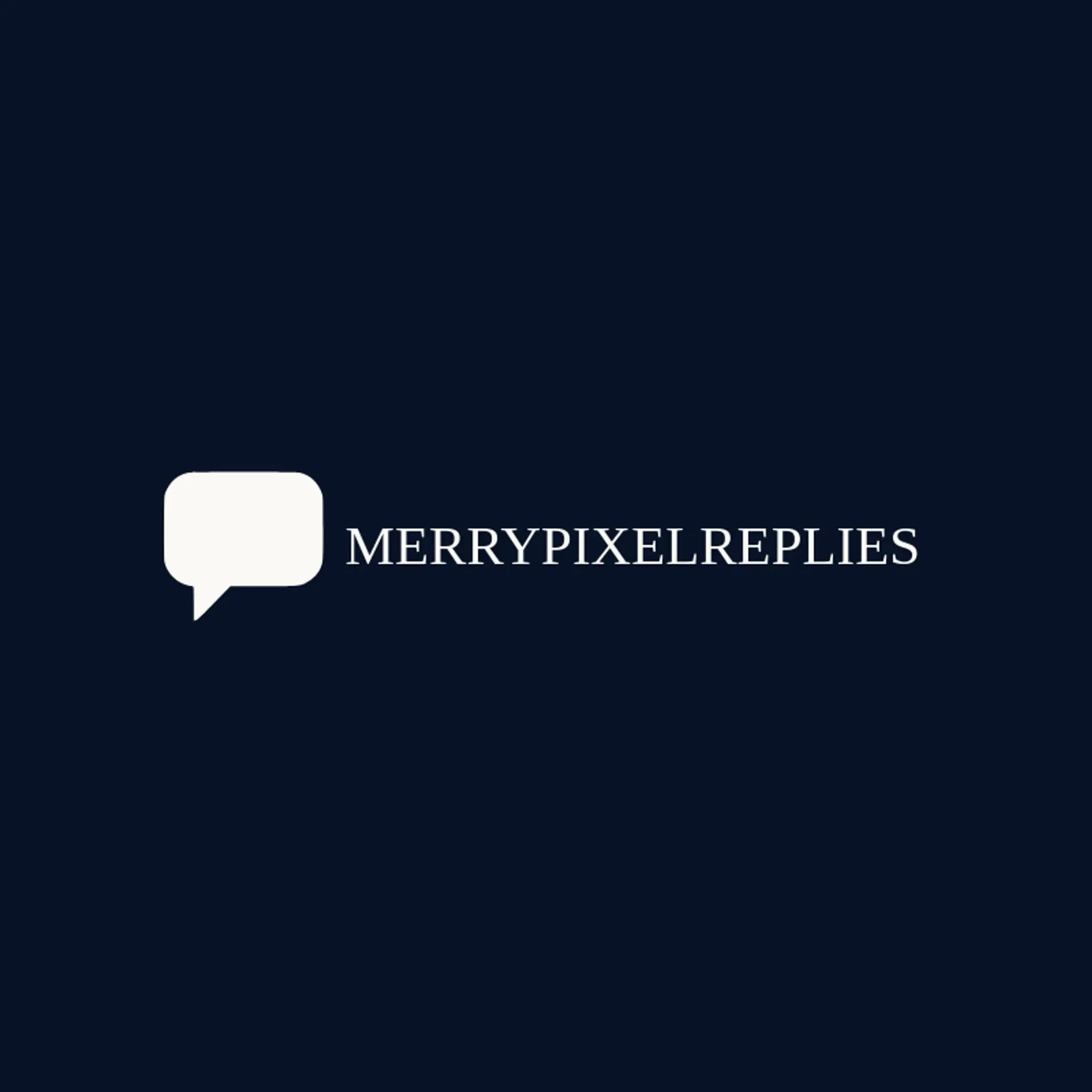 Merry Pixel Replies logo for chatbot