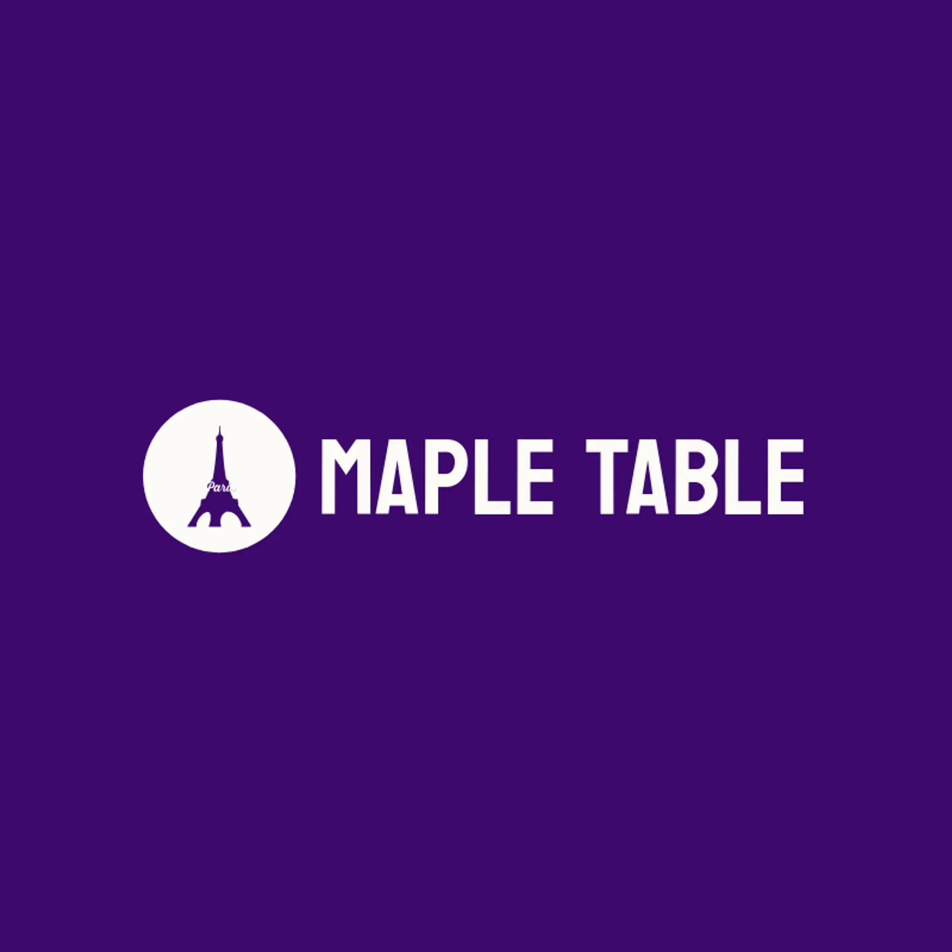 Maple Table logo for france