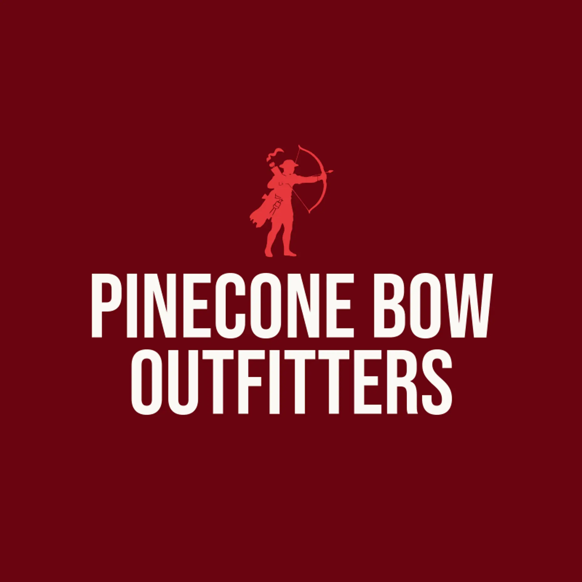 Pinecone Bow Outfitters logo for archer