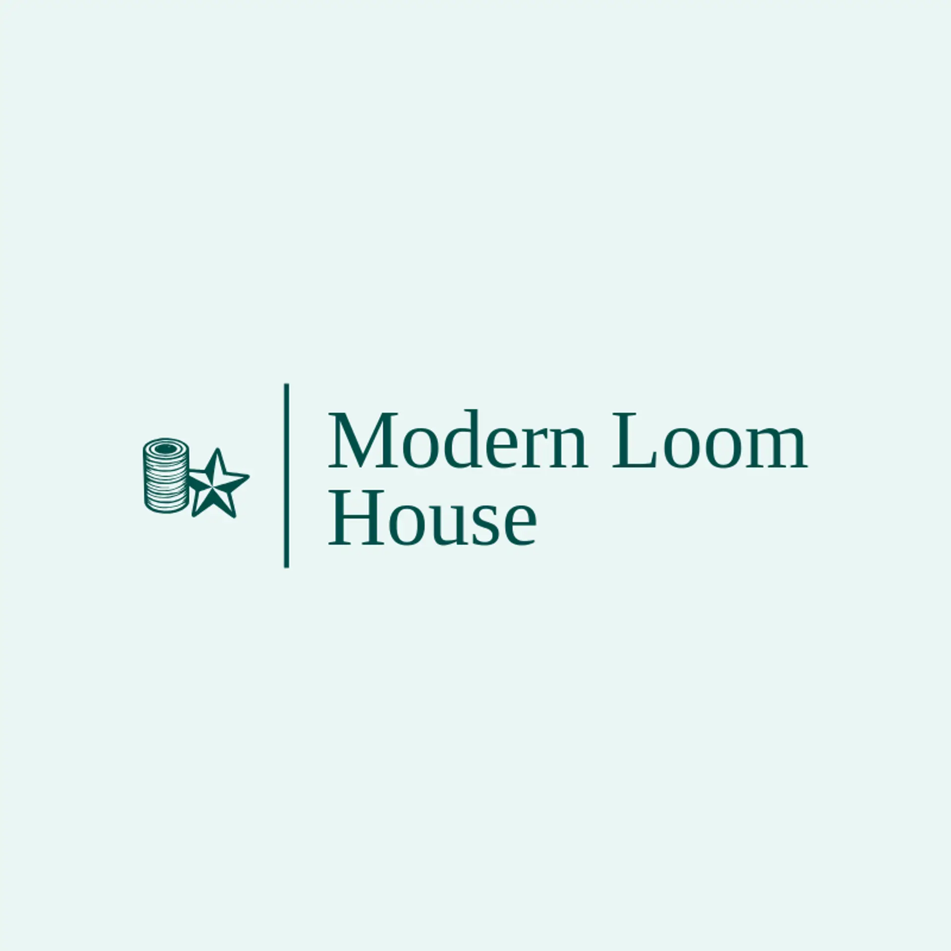 Modern Loom House logo for fabric