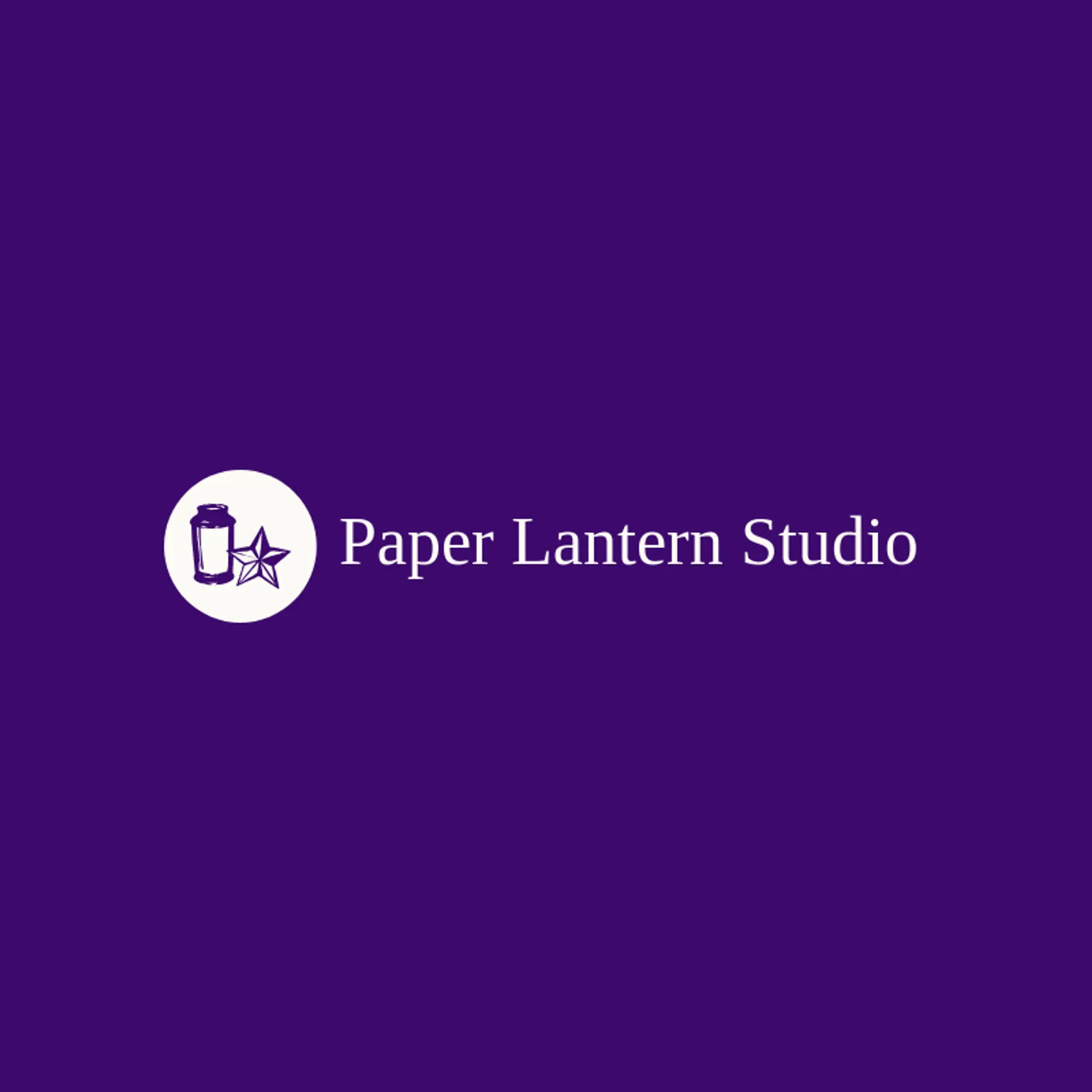 Paper Lantern Studio logo for artisan