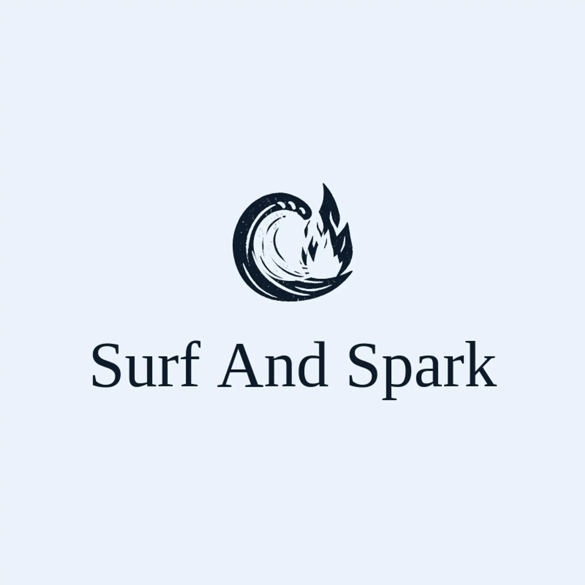 Surf And Spark logo for flame