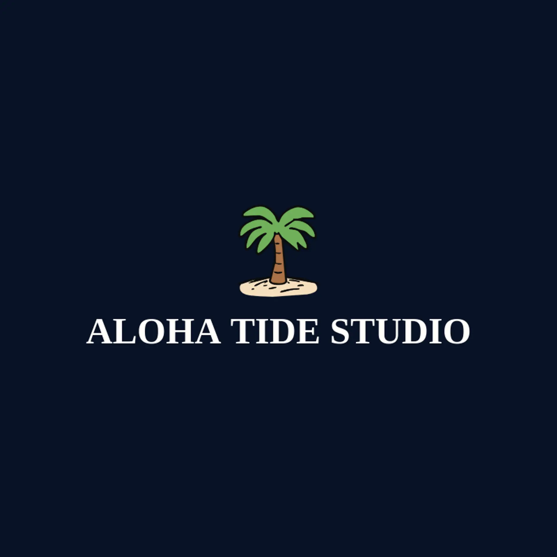 Aloha Tide Studio logo for hawaiian