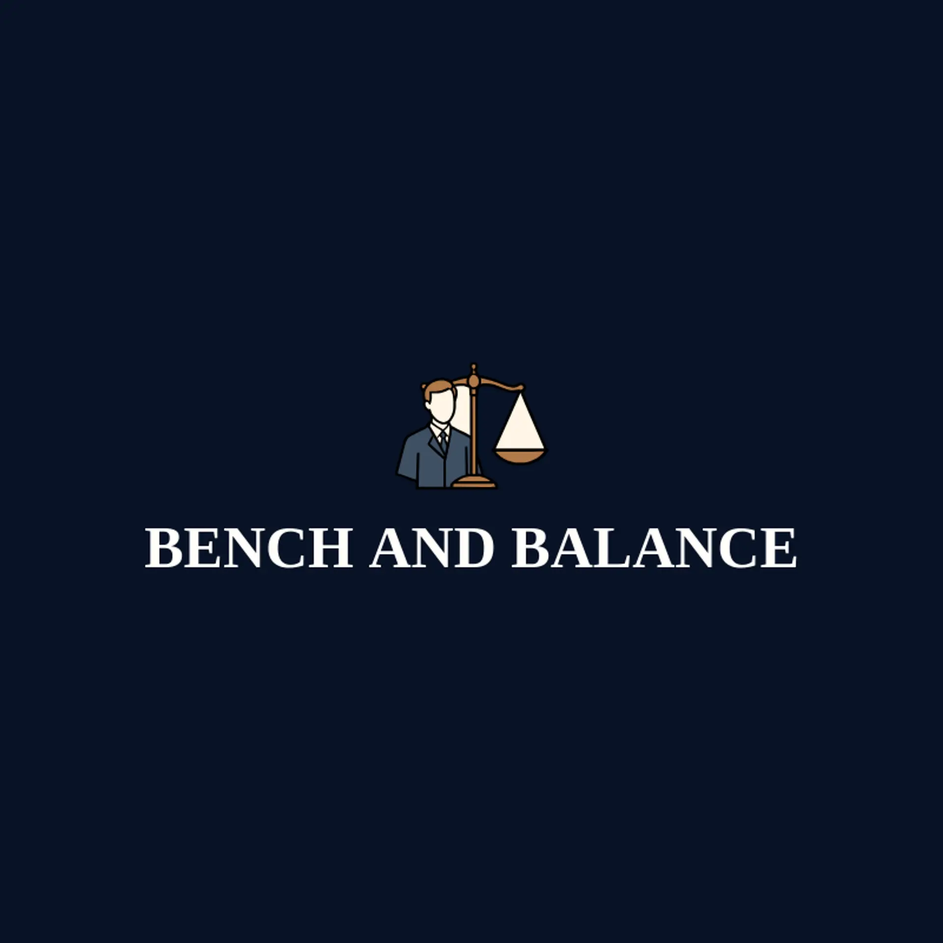 Bench and Balance logo for judge