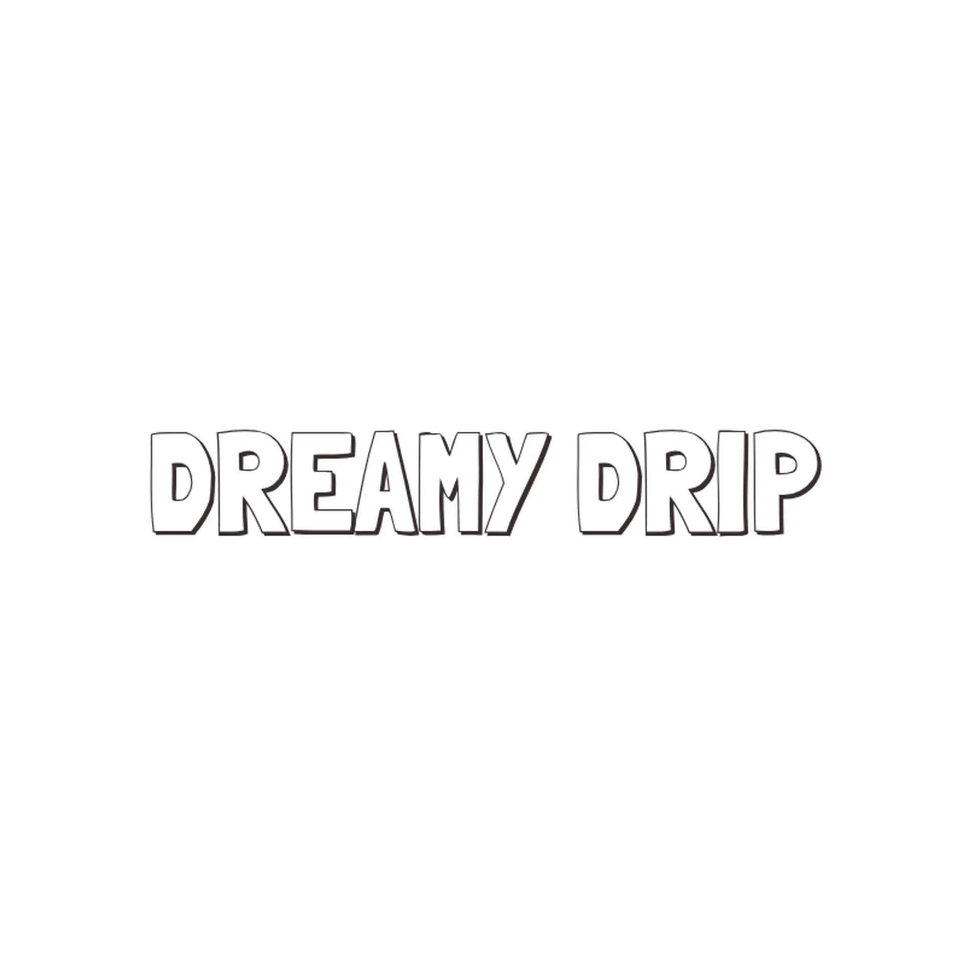 Dreamy Drip logo for creative cafe