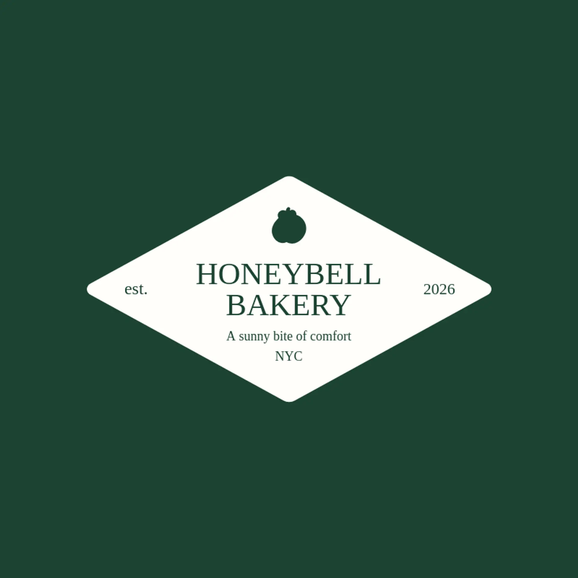 Honeybell Bakery logo for sweets