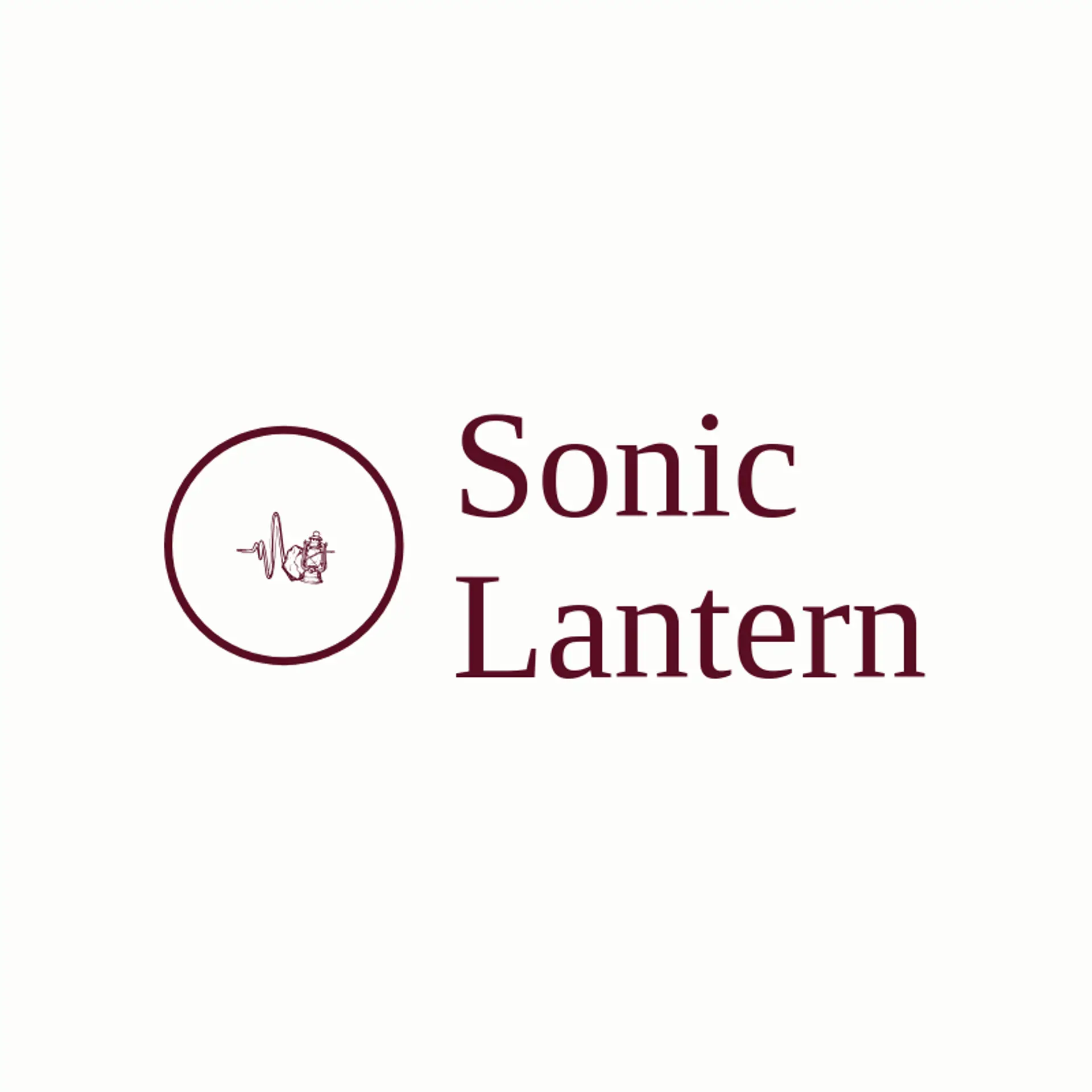 Sonic Lantern logo for rock and roll