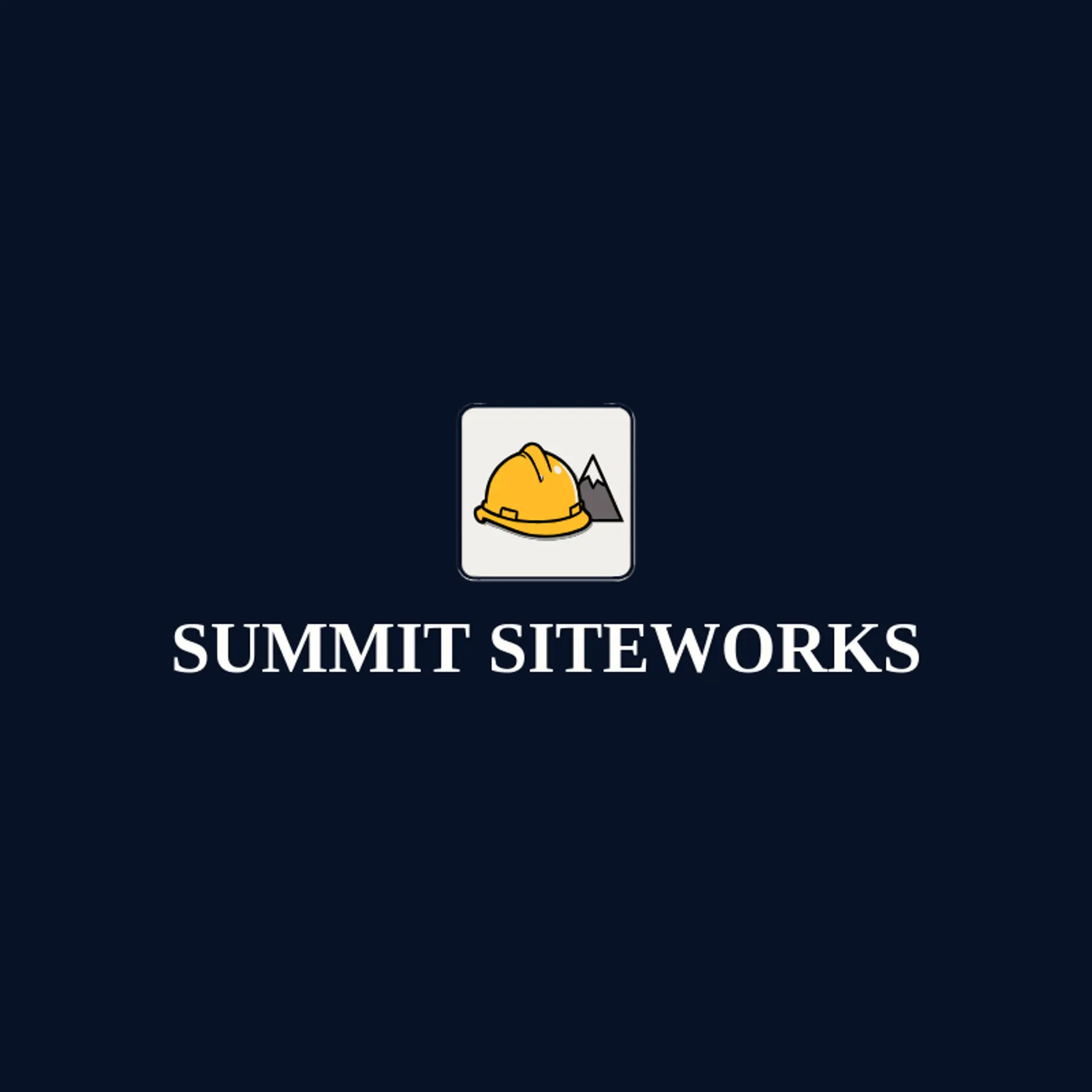 Summit Siteworks logo for hard hat