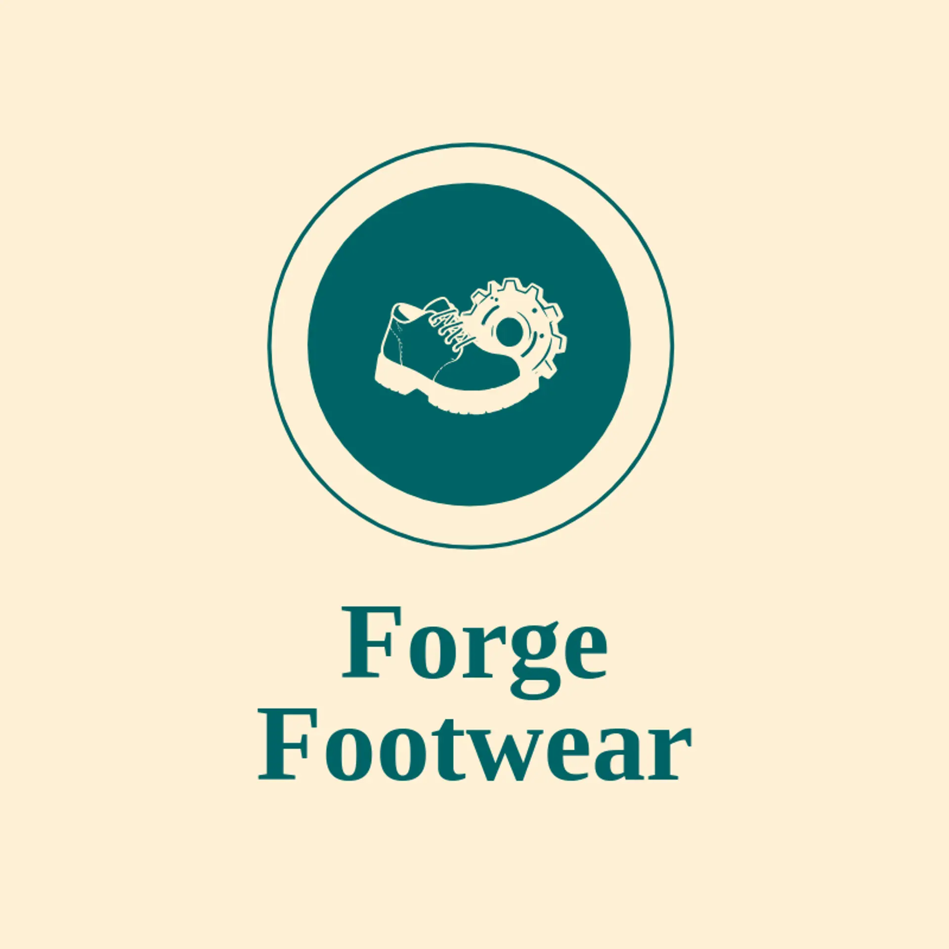 Forge Footwear logo for shoe