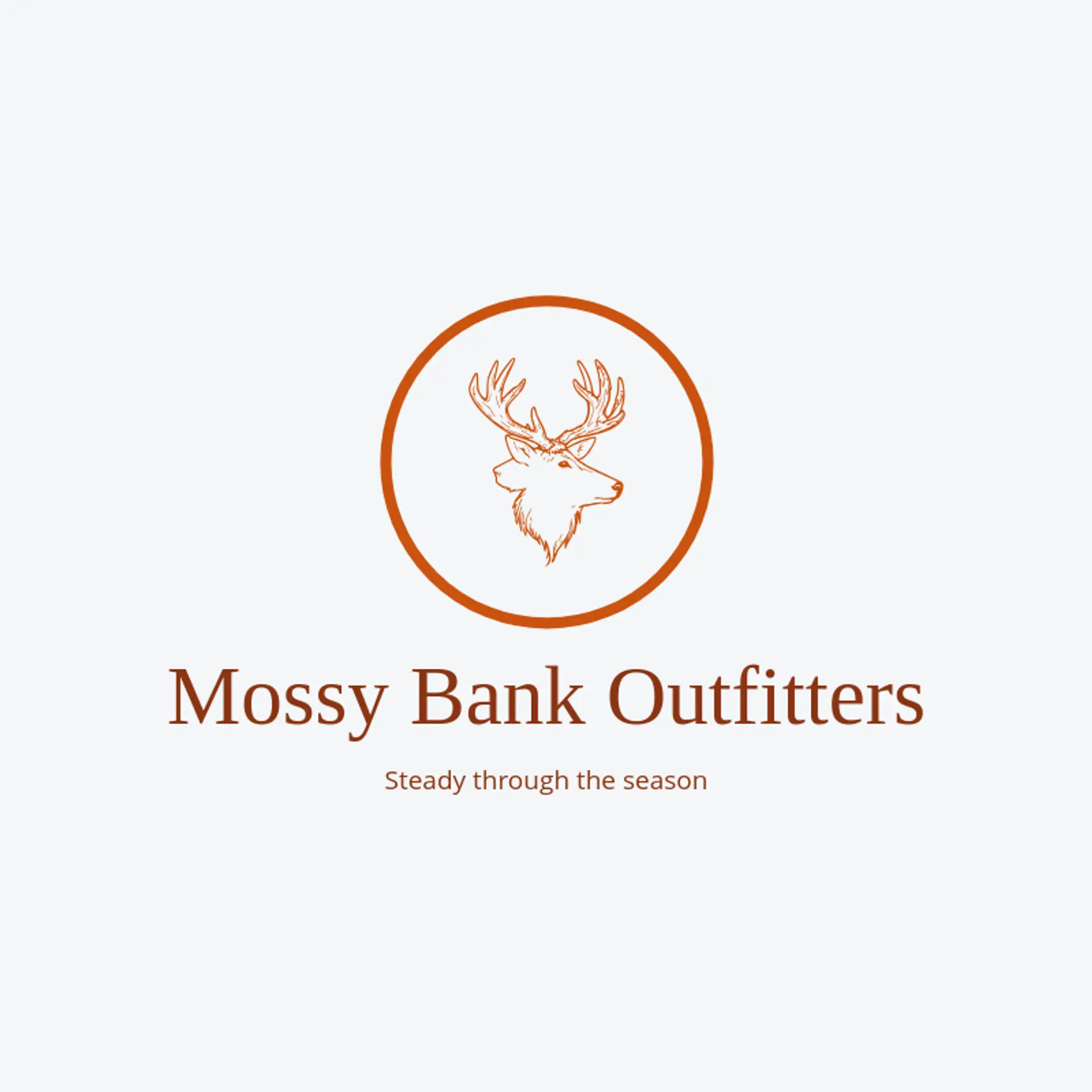 Mossy Bank Outfitters logo for deer hunting
