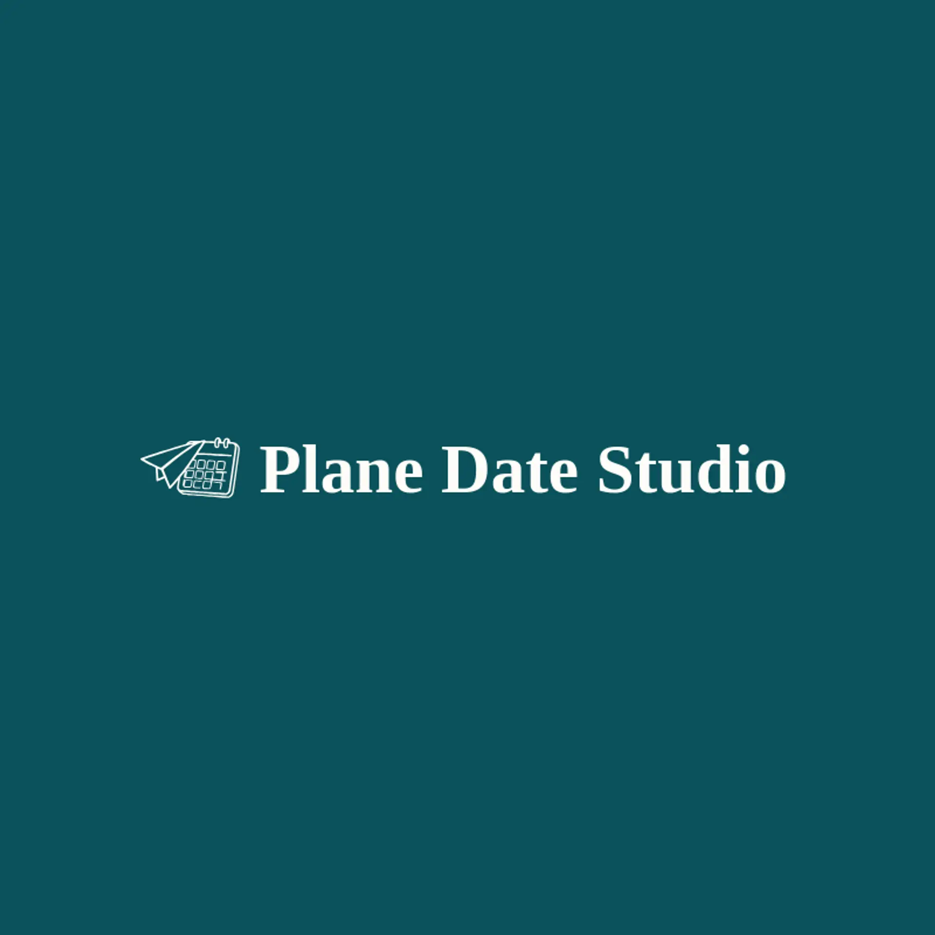 Plane Date Studio logo for calendar