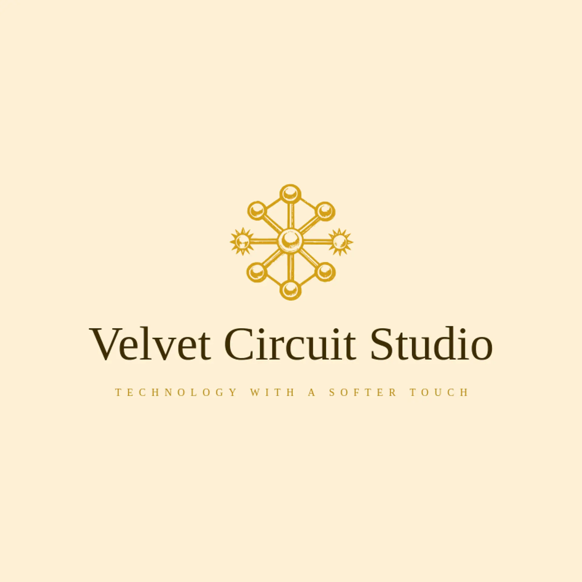Velvet Circuit Studio logo for information technology