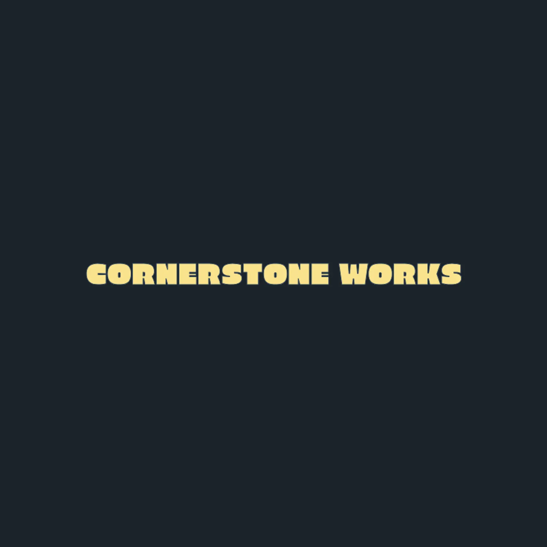 Cornerstone Works logo for general construction
