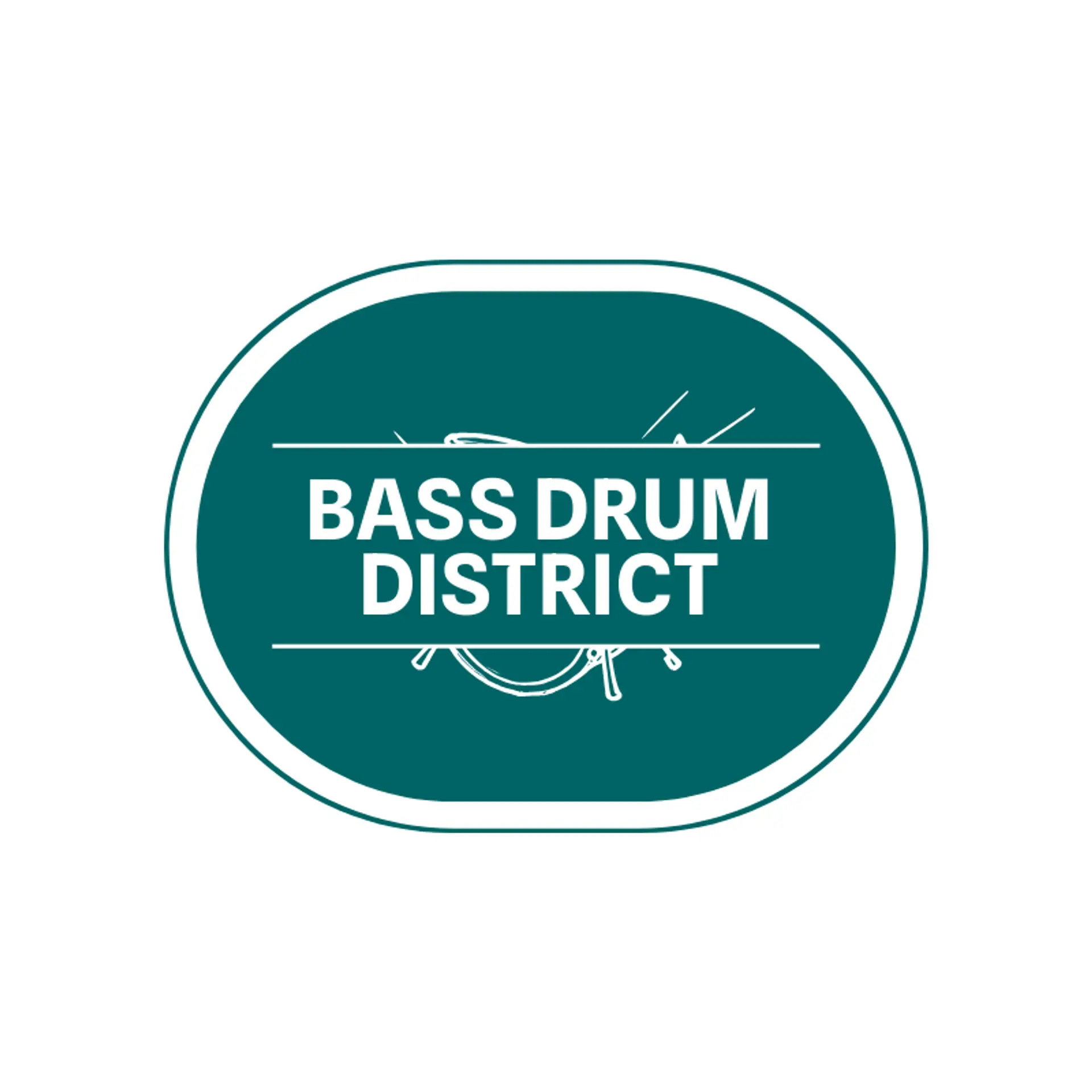 Bass Drum District logo for bass