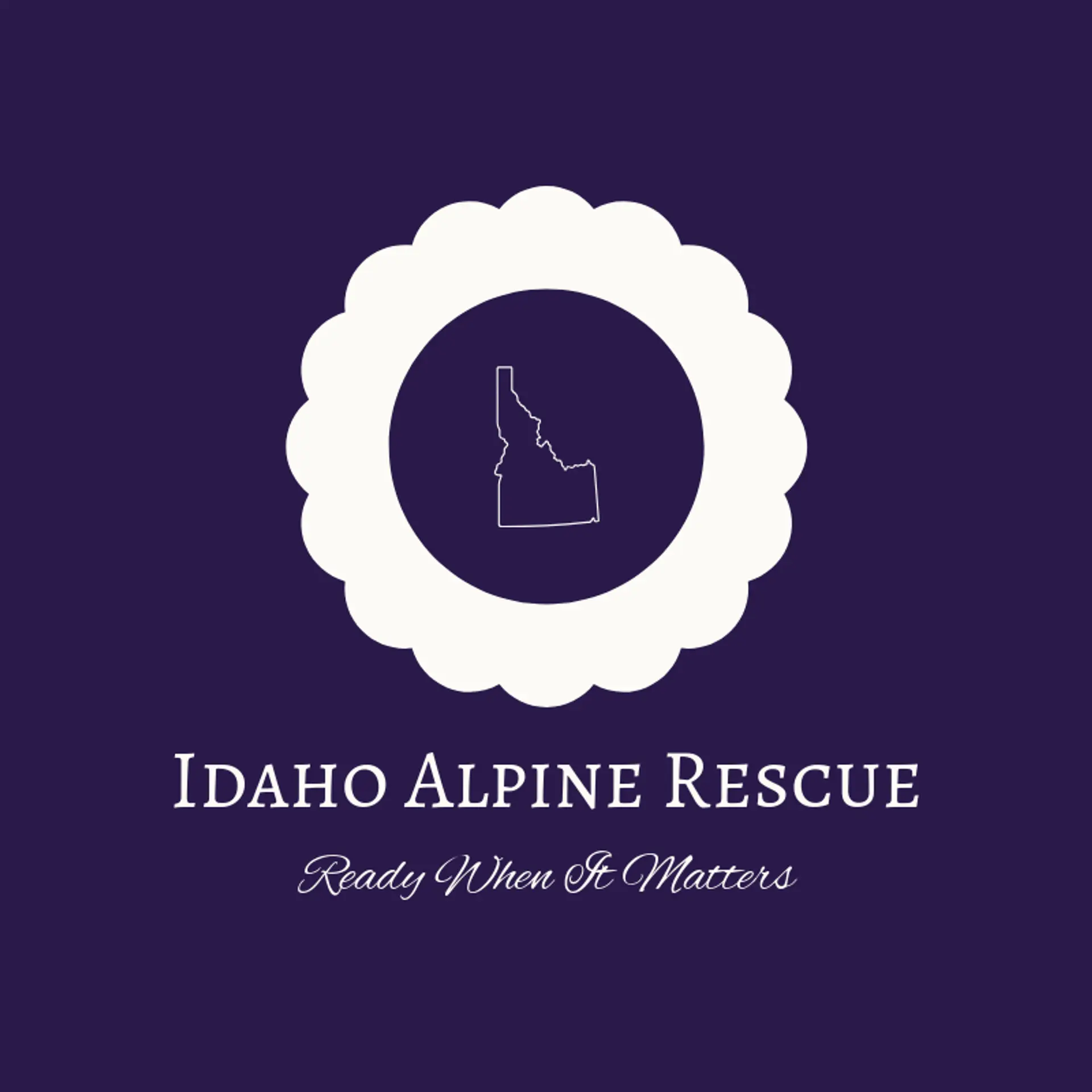 Idaho Alpine Rescue logo for idaho
