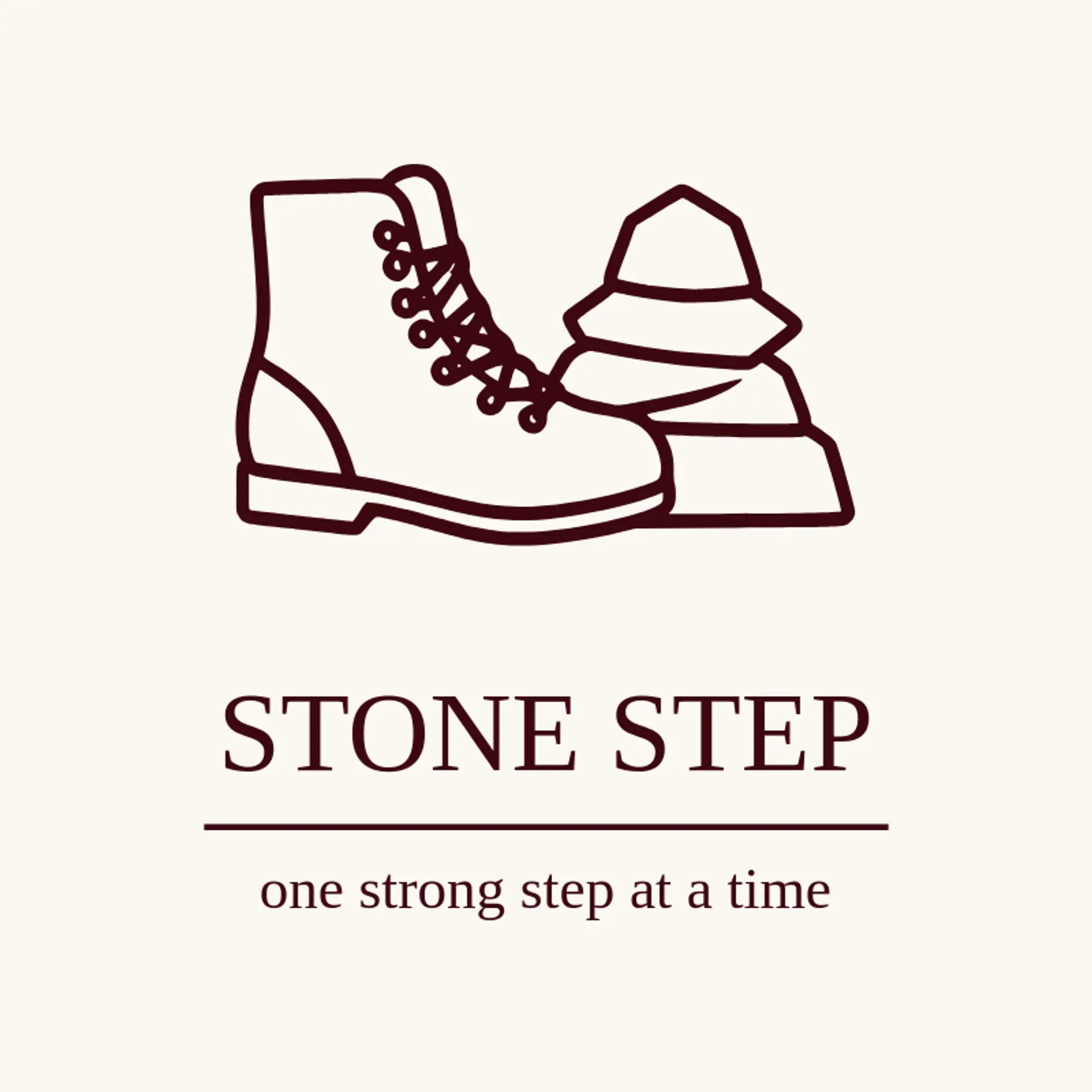 Stone Step logo for hiking