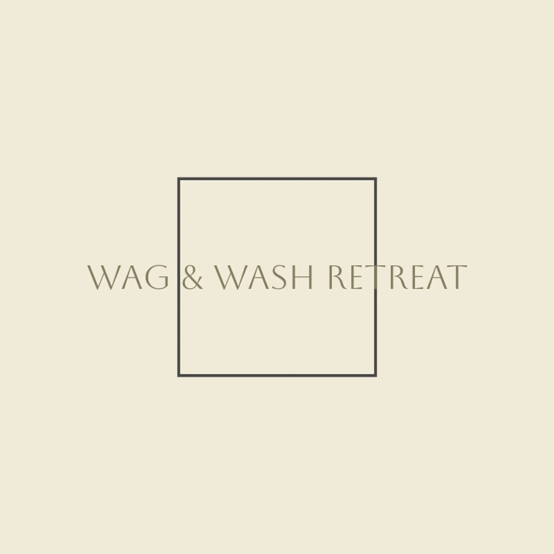 Waggy Wellness logo for dog daycare training spa