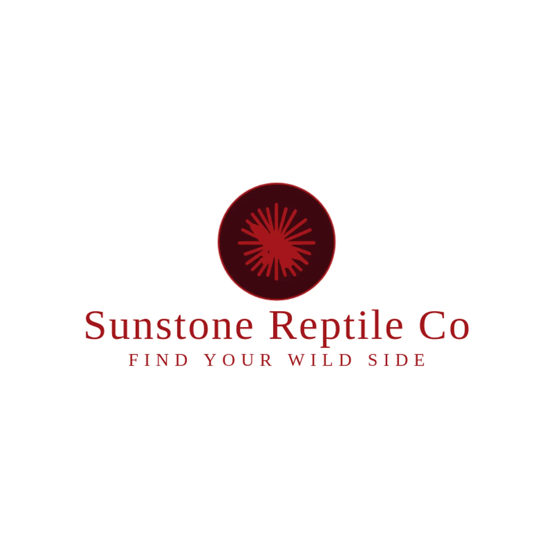 Sunstone Reptile Co logo for lizard