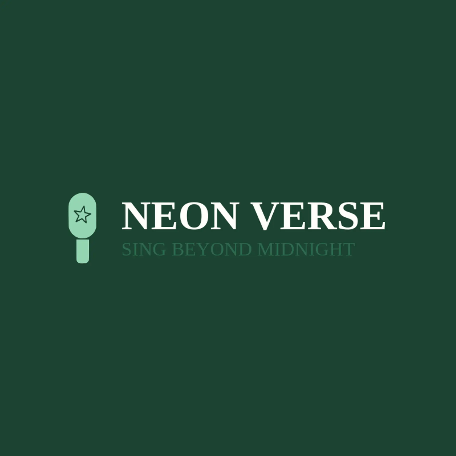 Neon Verse logo for karaoke