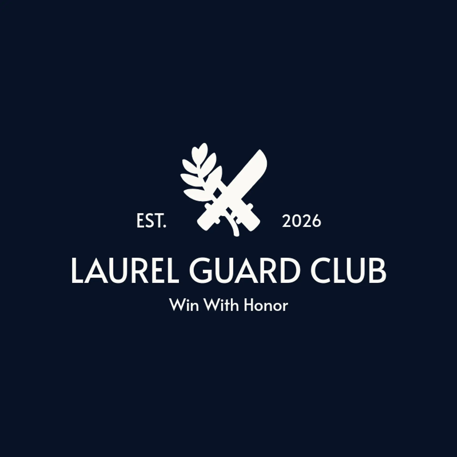 Laurel Guard Club logo for sword