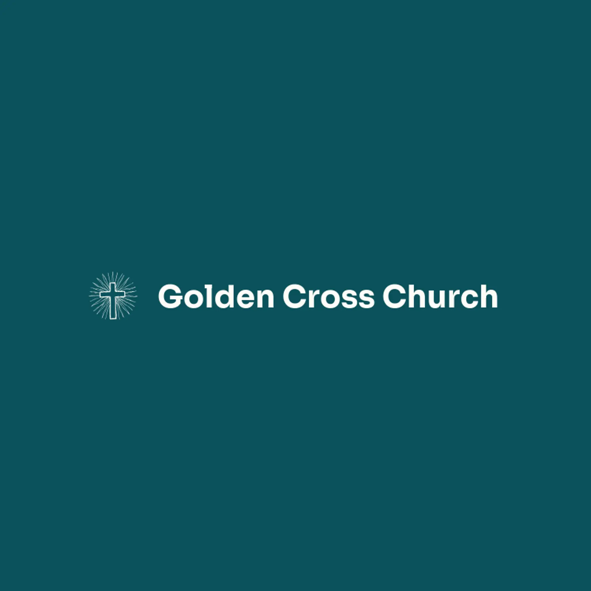 Golden Cross Church logo for easter