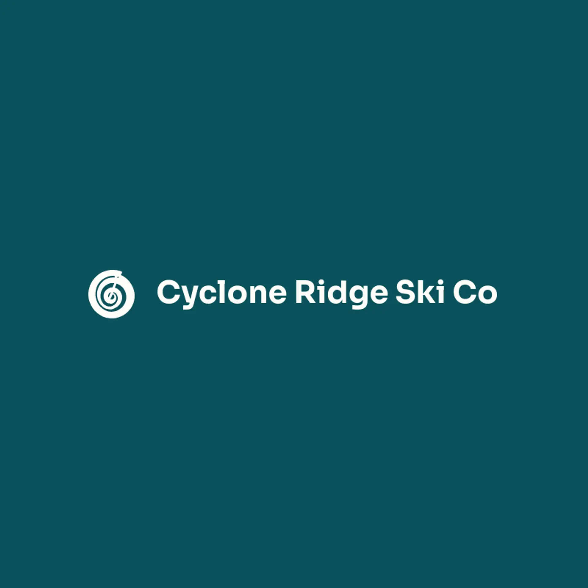 Cyclone Ridge Ski Co logo for cyclone
