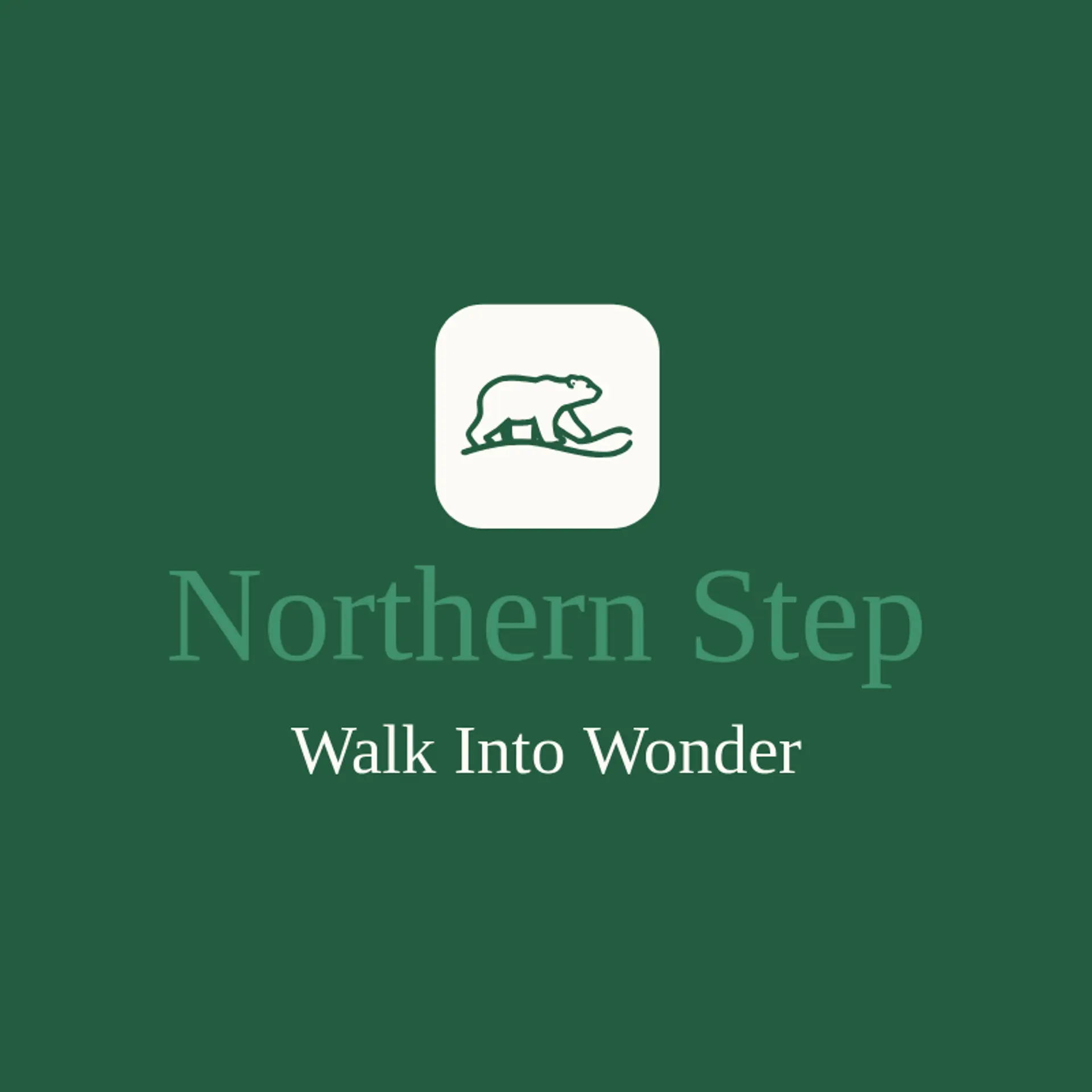 Northern Step logo for polar bear