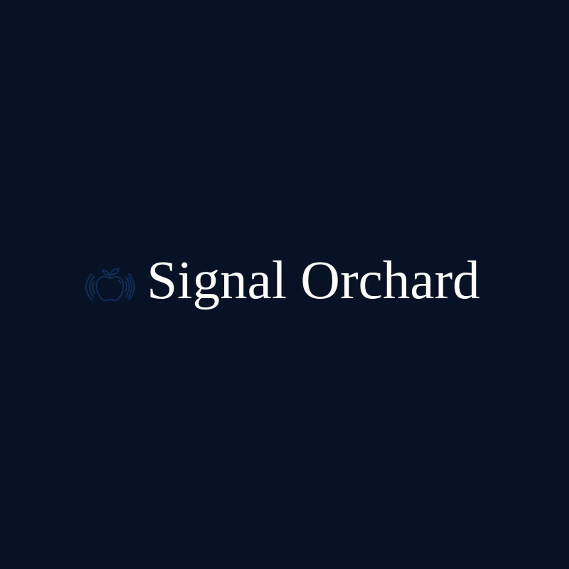Signal Orchard logo for advertising